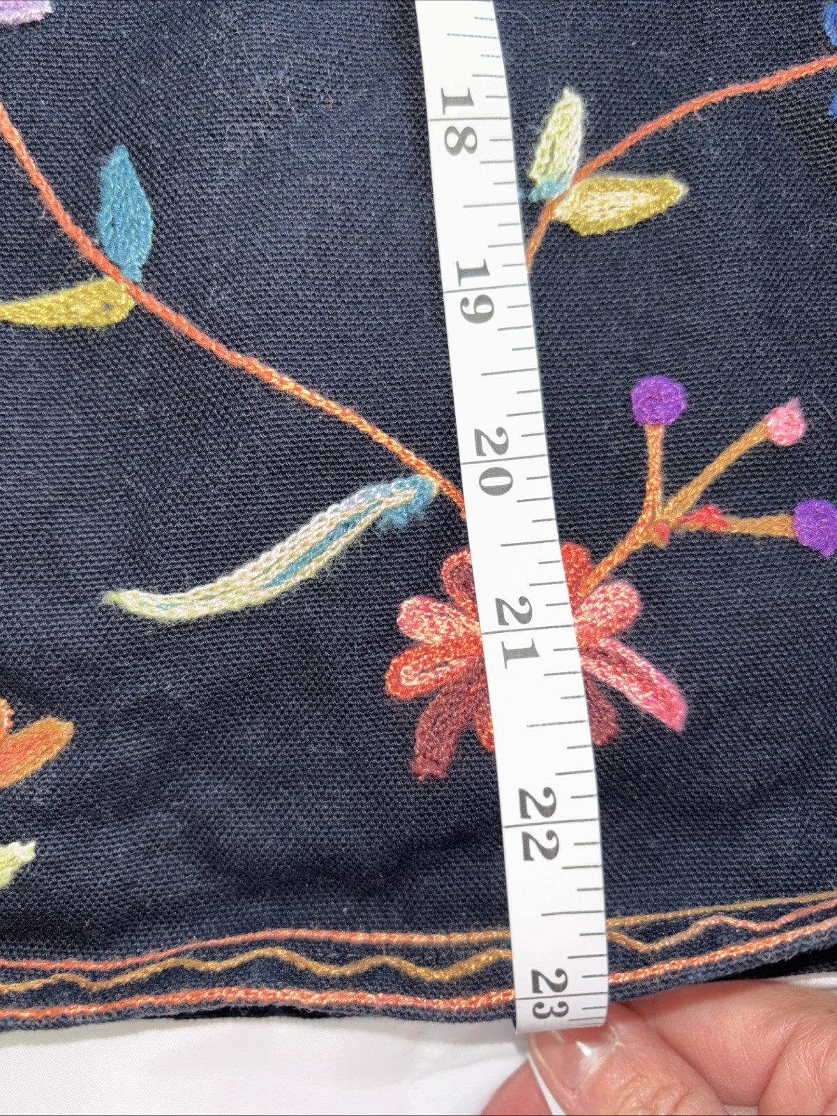 Vintage BFA Classics Embroidered Boho Jacket Floral India Cotton