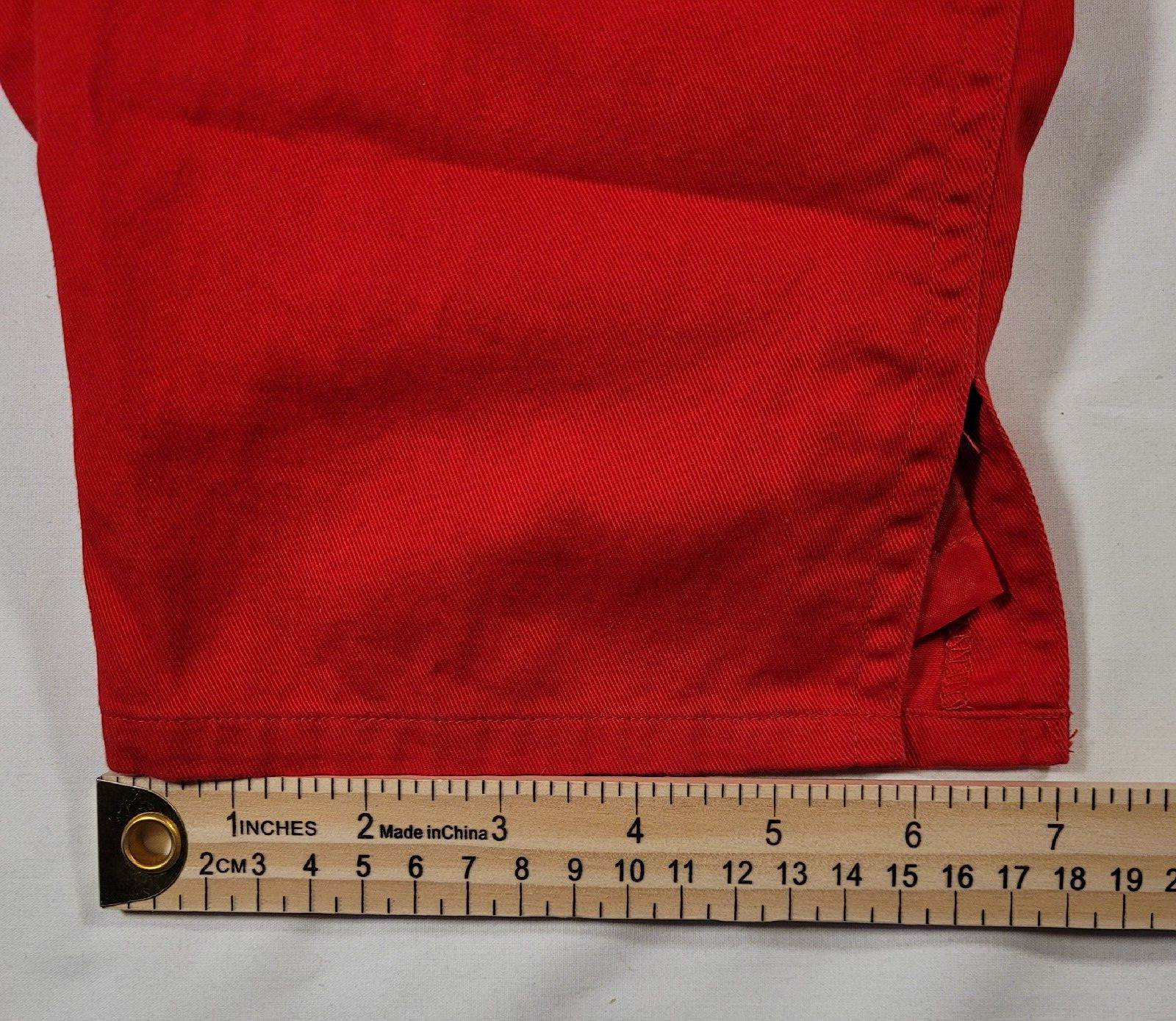 VTG BOUILLABAISSE by Deborah, Red Lined Pant Womens Size 6 Baggy Cotton RARE 80s
