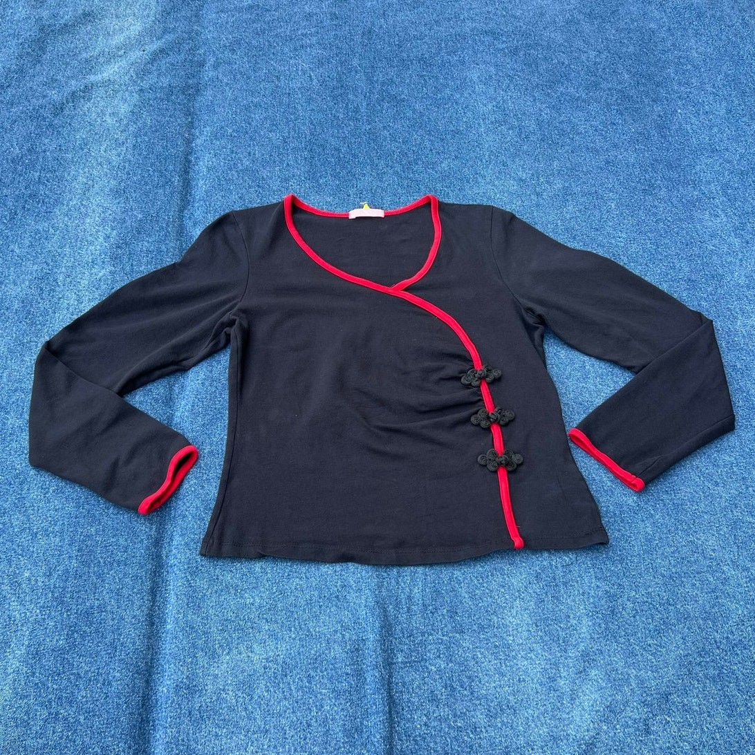 90s Forever 21 mock wrap top