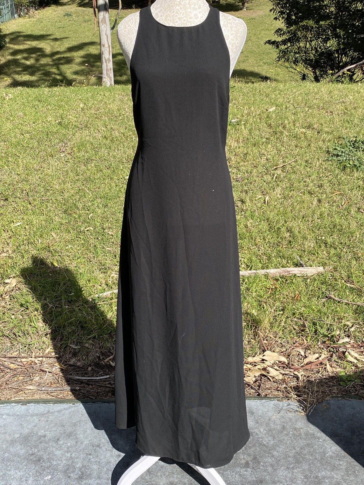 90s Backstage True Vintage Formal Dress Maxi Goth Grunge Alt