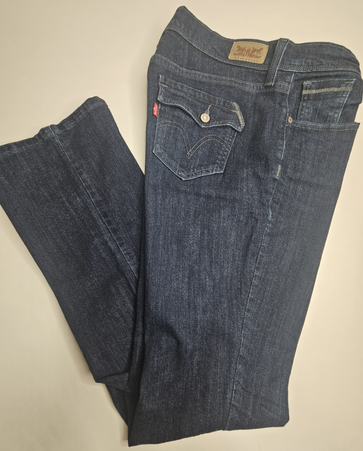 Levi&rsquo;s 515 Bootcut Women&rsquo;s Jeans Blue Denim Dark Wash 32&Prime;X32&Prime;