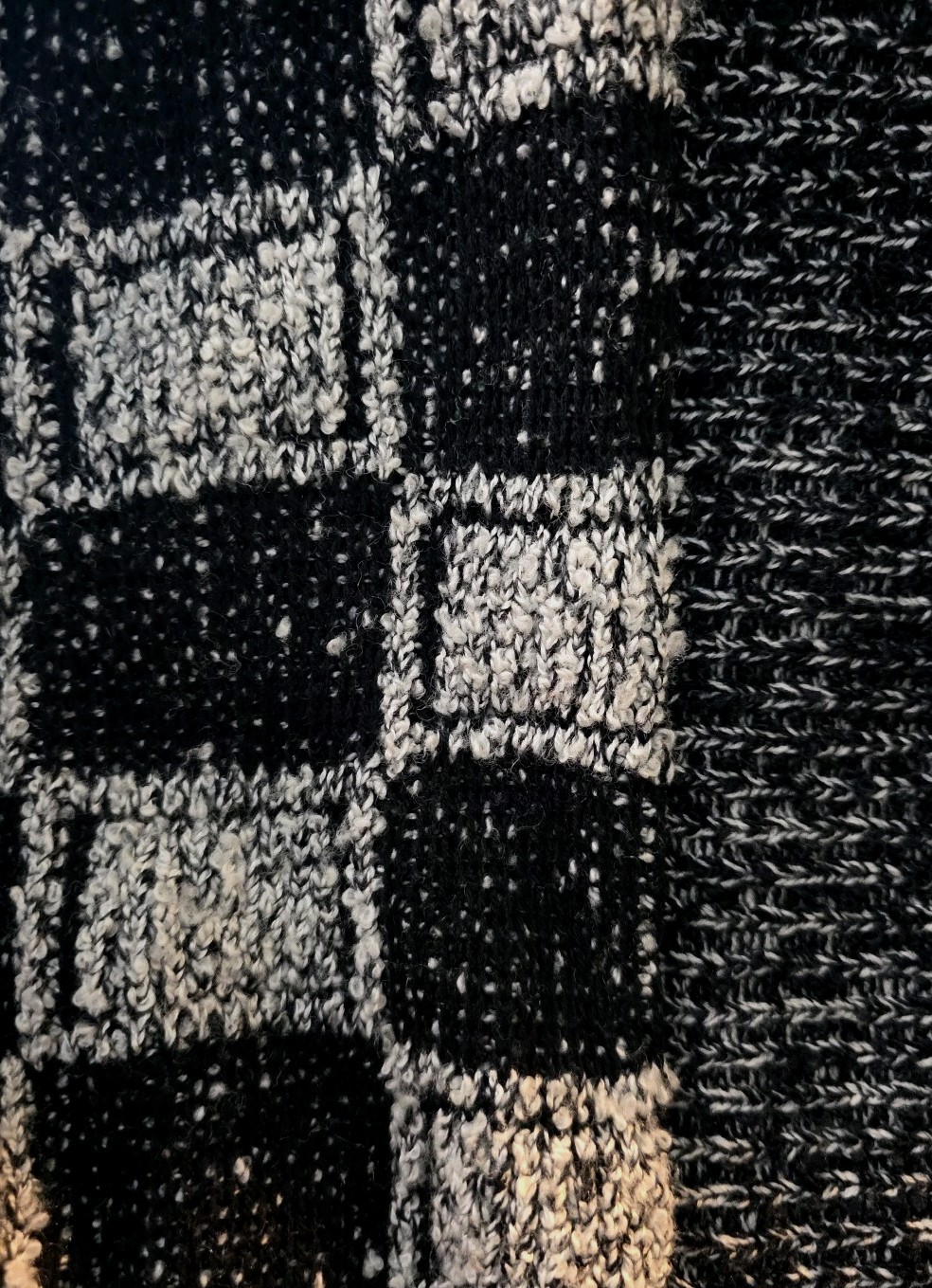 Vintage Black & Gray Sideffects Cardigan Hoodie – Size M
