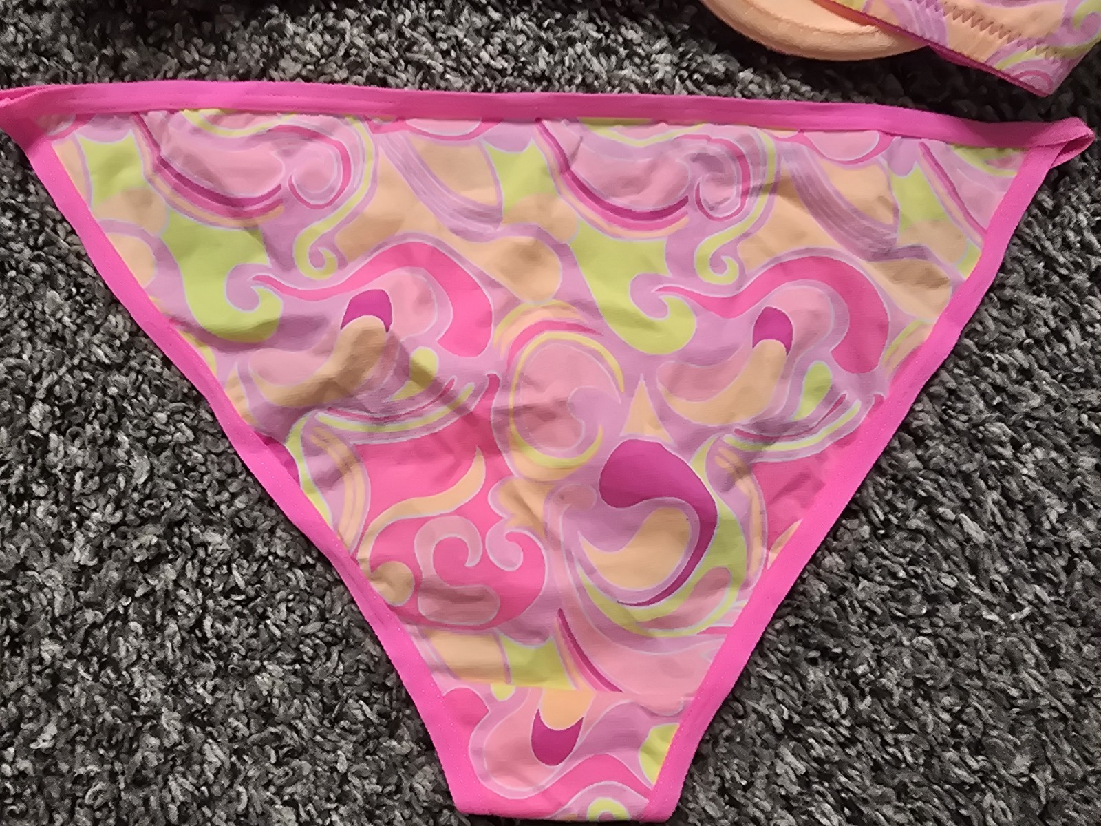Vintage Y2K Bra 36D & Sz 7 Bikini Panties SET Fruit of the Loom Read NWT