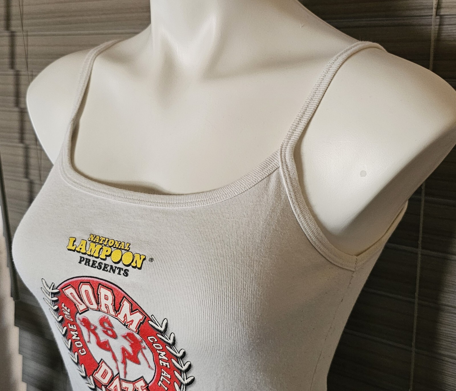 Rare 2003 National Lampoon DORM DAZE Promo Tank Top OS American Apparel Y2K Vtg