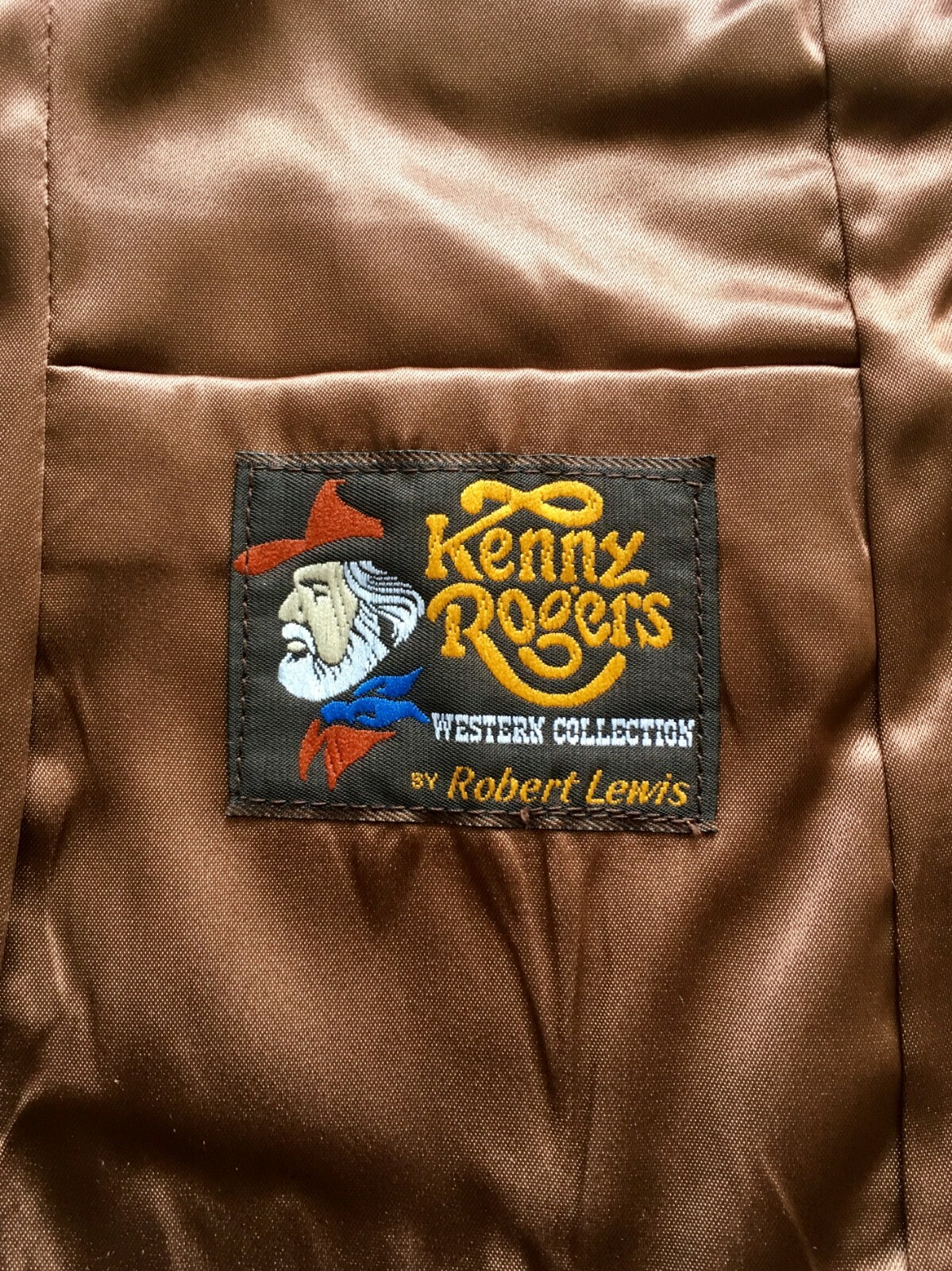 Womens Vintage Leather Jacket / Size 14 / Kenny Rogers / Robert Lewis