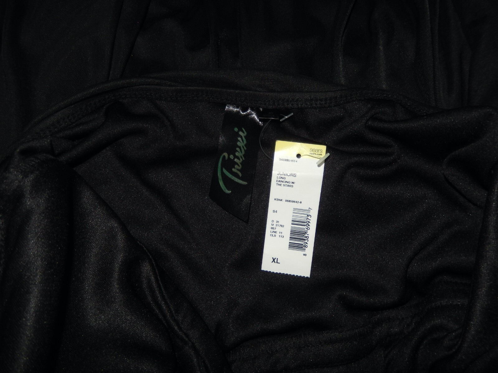 Vintage Y2K Black Whimsigoth Pointy Hem Halter Party Cocktail Dress Trixxi
