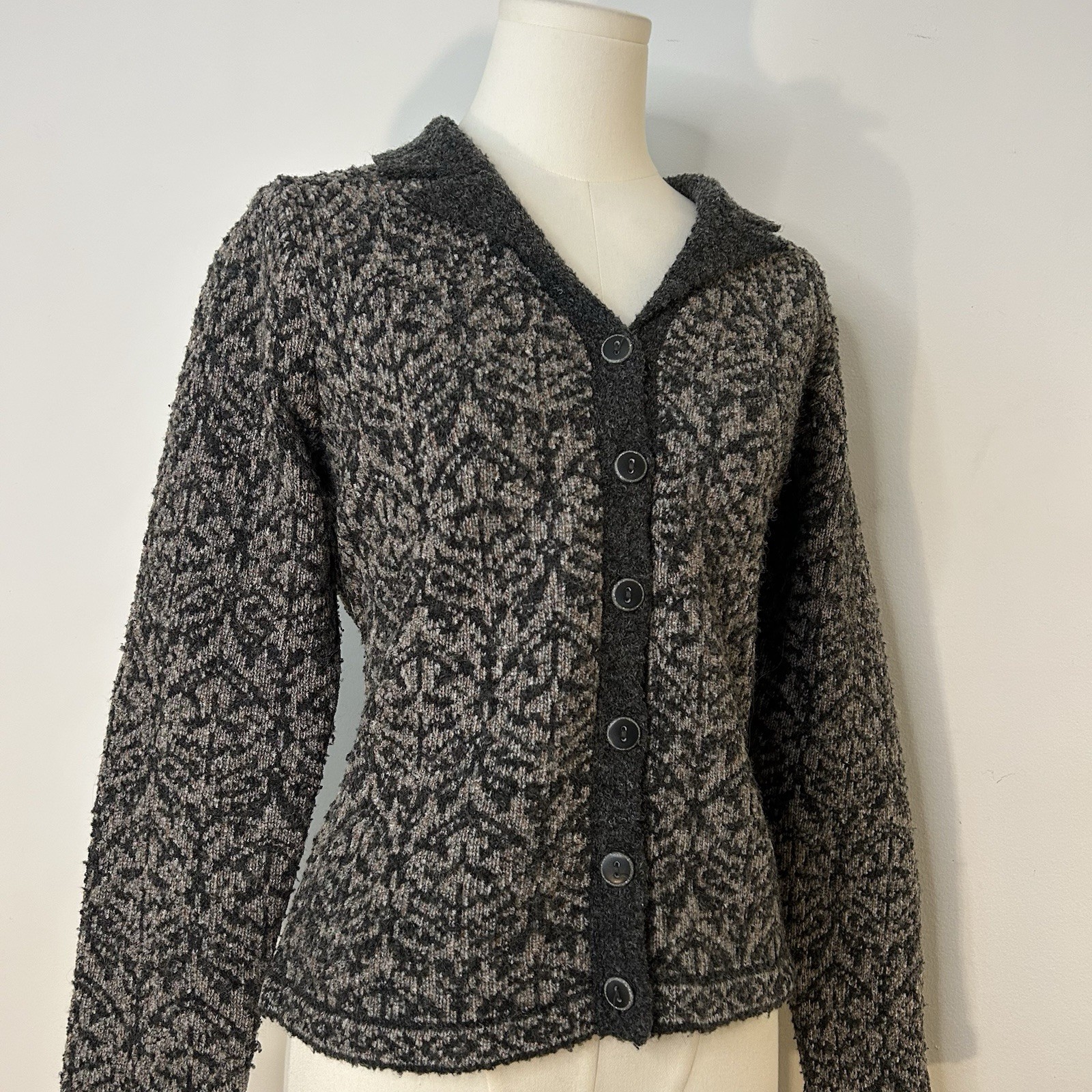 90s Chenille Wool Blend Sweater Phoebe Buffay Fairy Whimisgoth 40 Inch Bust