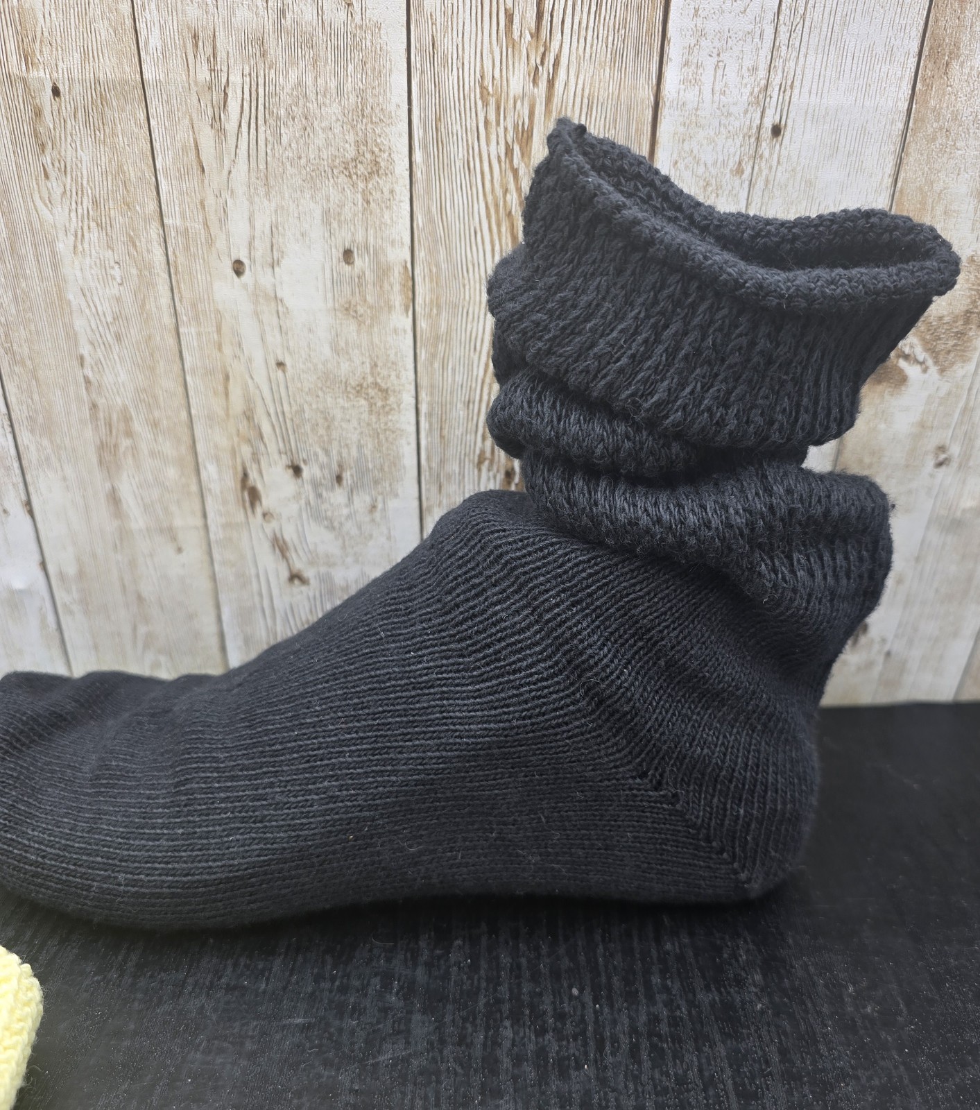 6 Pr Vtg Retro 80s 90s Slouch Boot Action Cuff Socks Pink Dark Blue Yellow Black