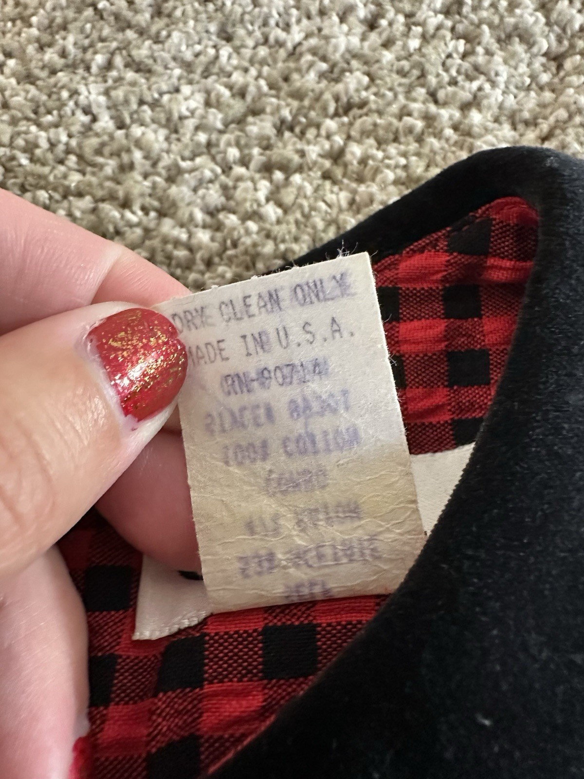 Vintage 90s Gingham Cottagecore Teacher Dress Womens Size 8 J.B.S Plaid Gingham
