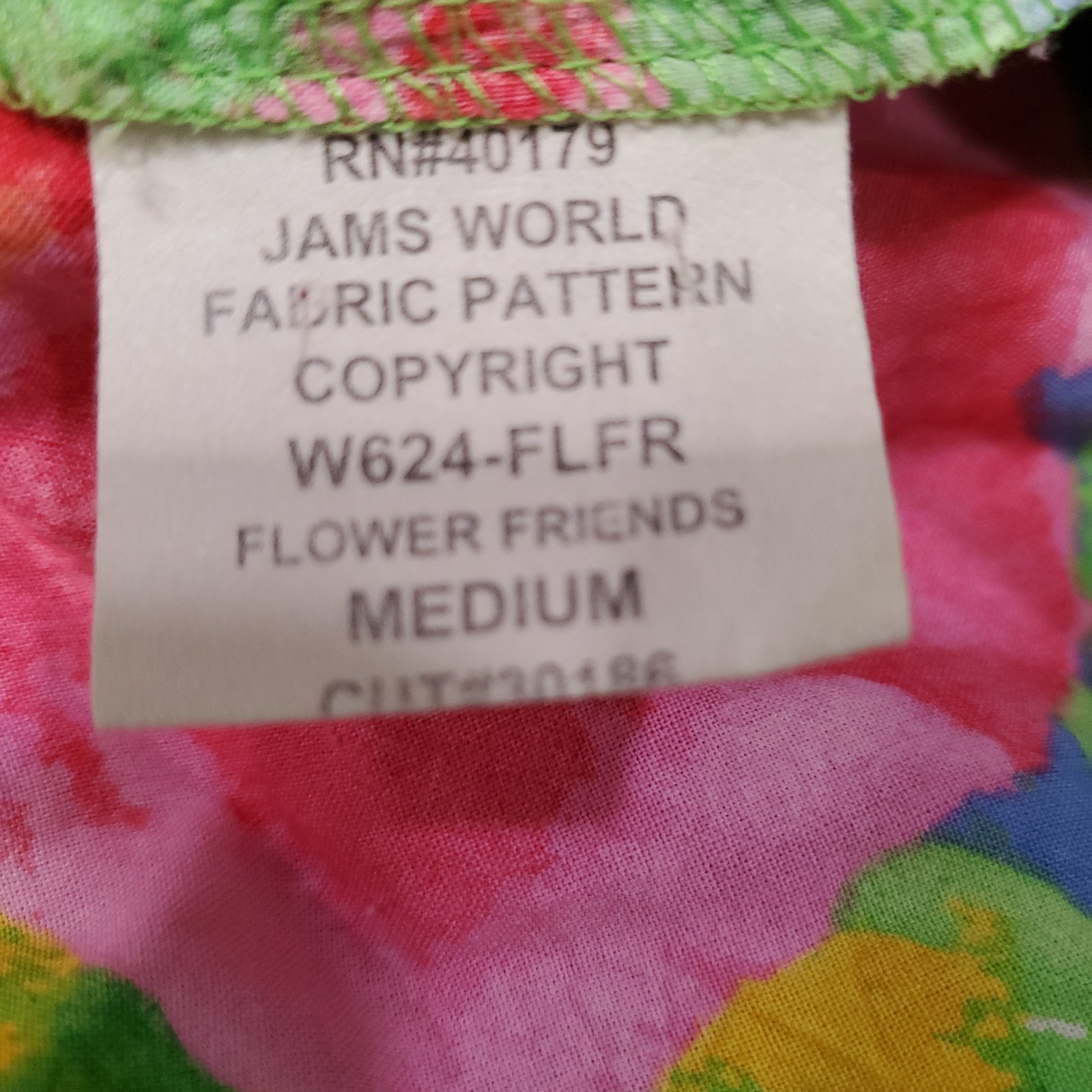Vintage Jams World Womens Hawaiian Button-up Shirt Size Medium Floral Collectors
