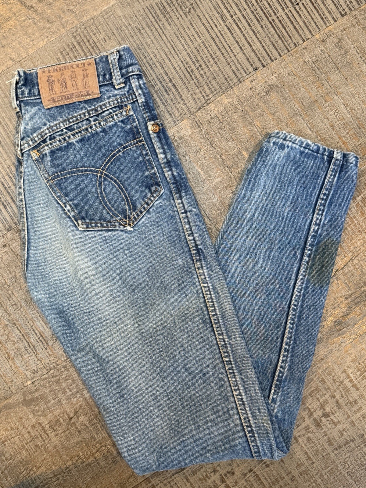 Vintage Fiorucci Made In Italy Jeans Studio 54 Era Rare Fashion Archive Size 25
