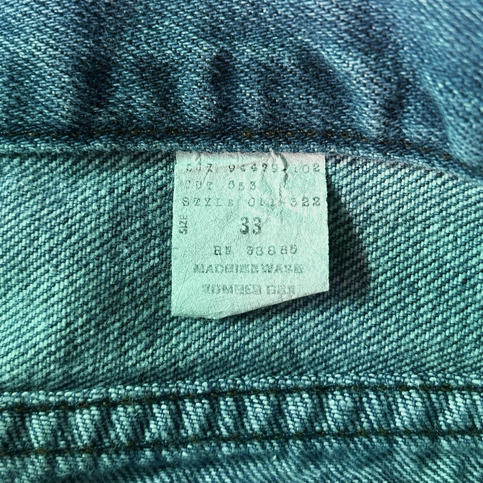 Vintage Women’s Jeans 33×29 Wide Leg Flare Embroidered Denim Western Boot Cut
