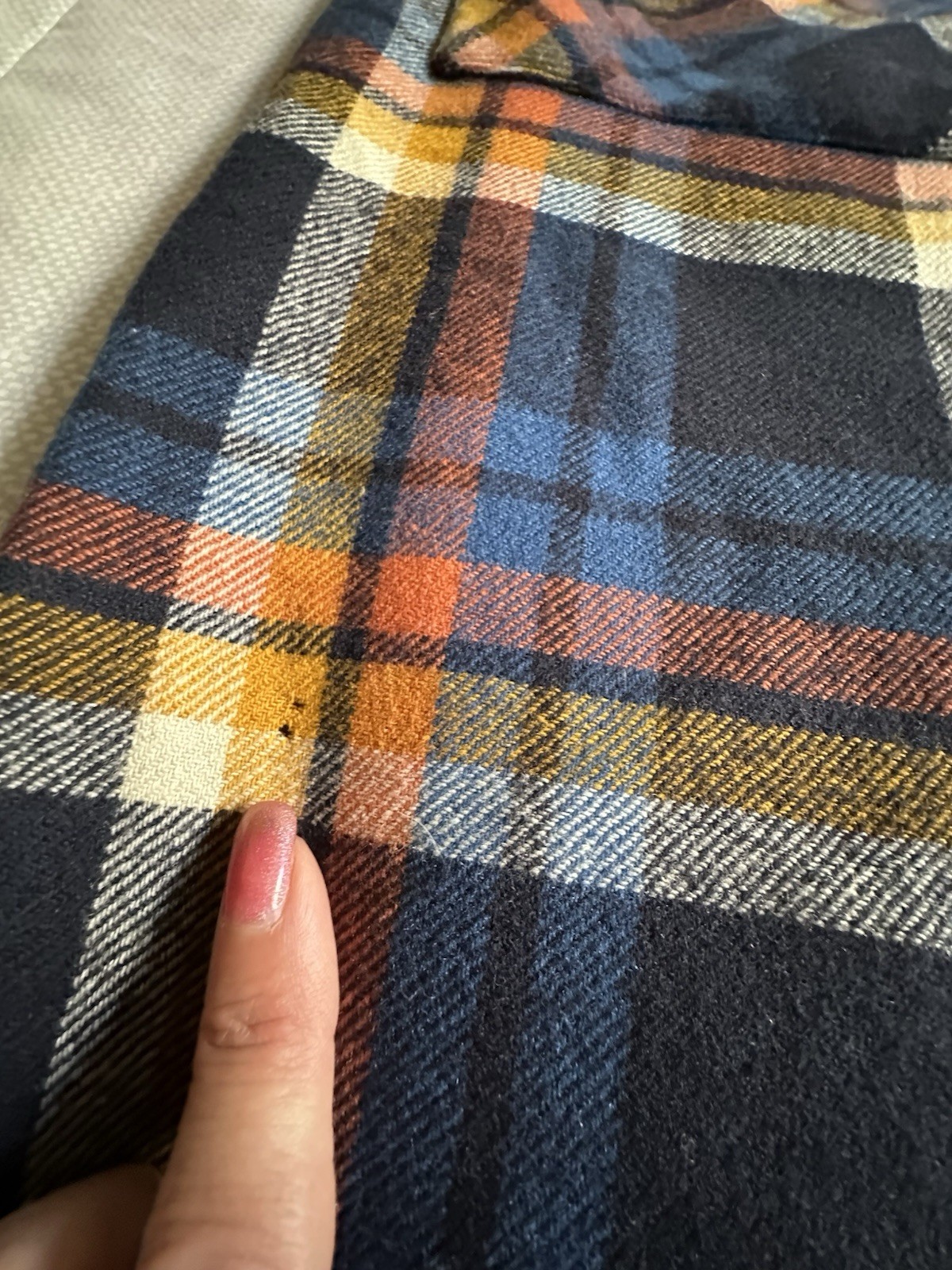 VTG Pendleton Knockabouts 100% Wool Plaid Maxi Skirt Size 14 Button Front READ