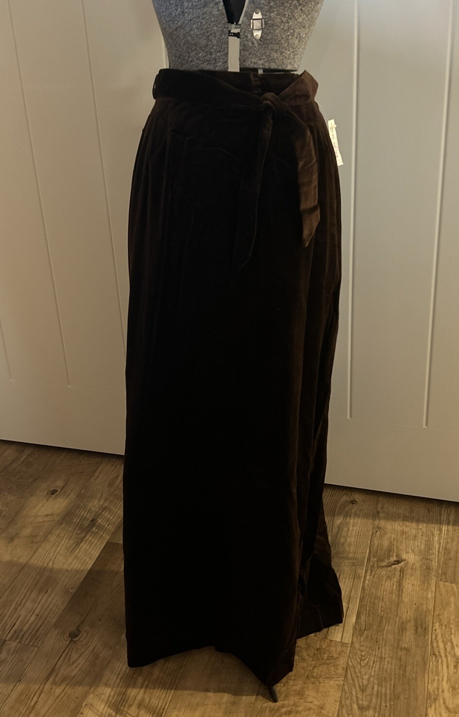 Vintage Velveteen Joyce Skirt New Old Stock With Tags Size 15-16 Vintage