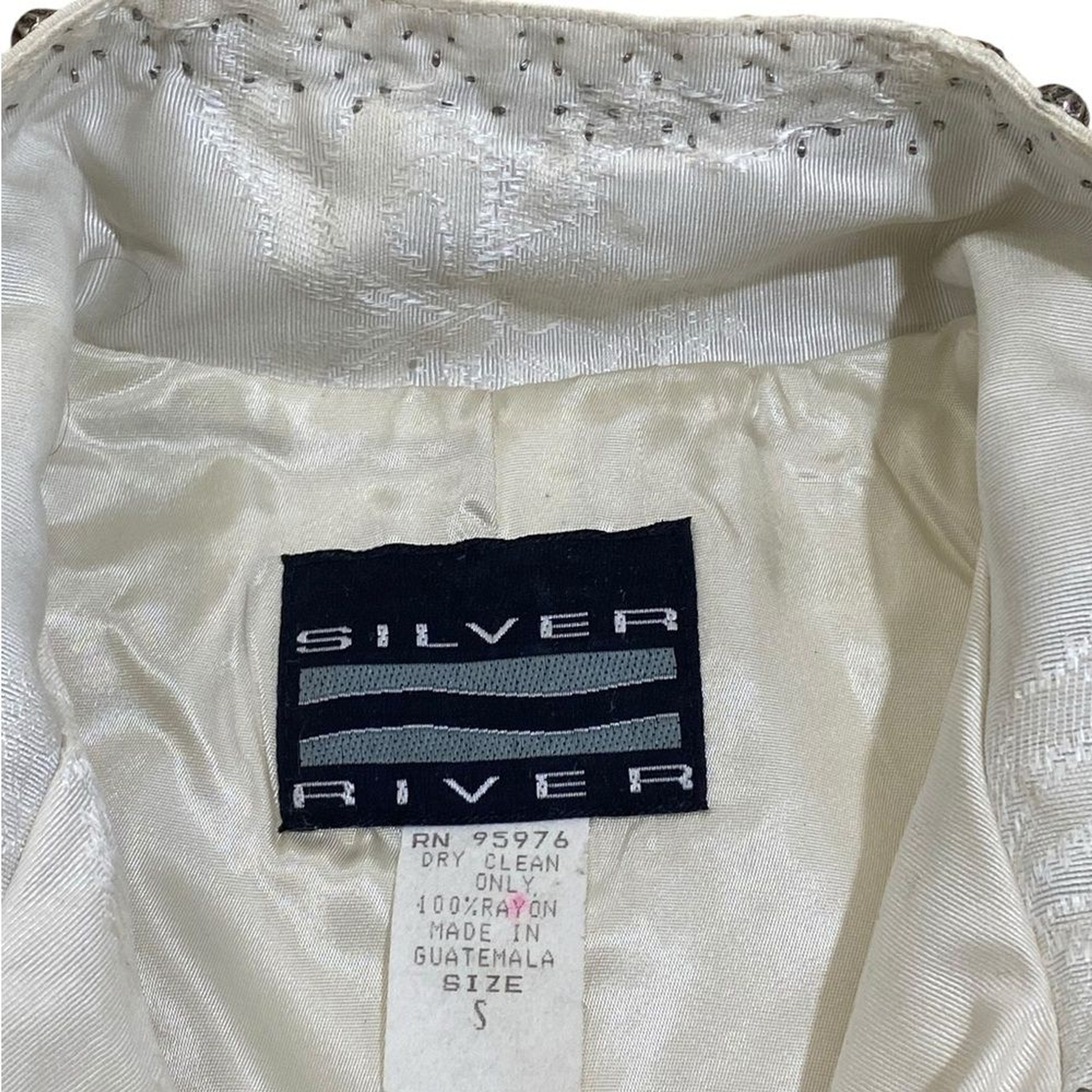 Vintage Silver River Two Piece Jacket and Lace Skirt
