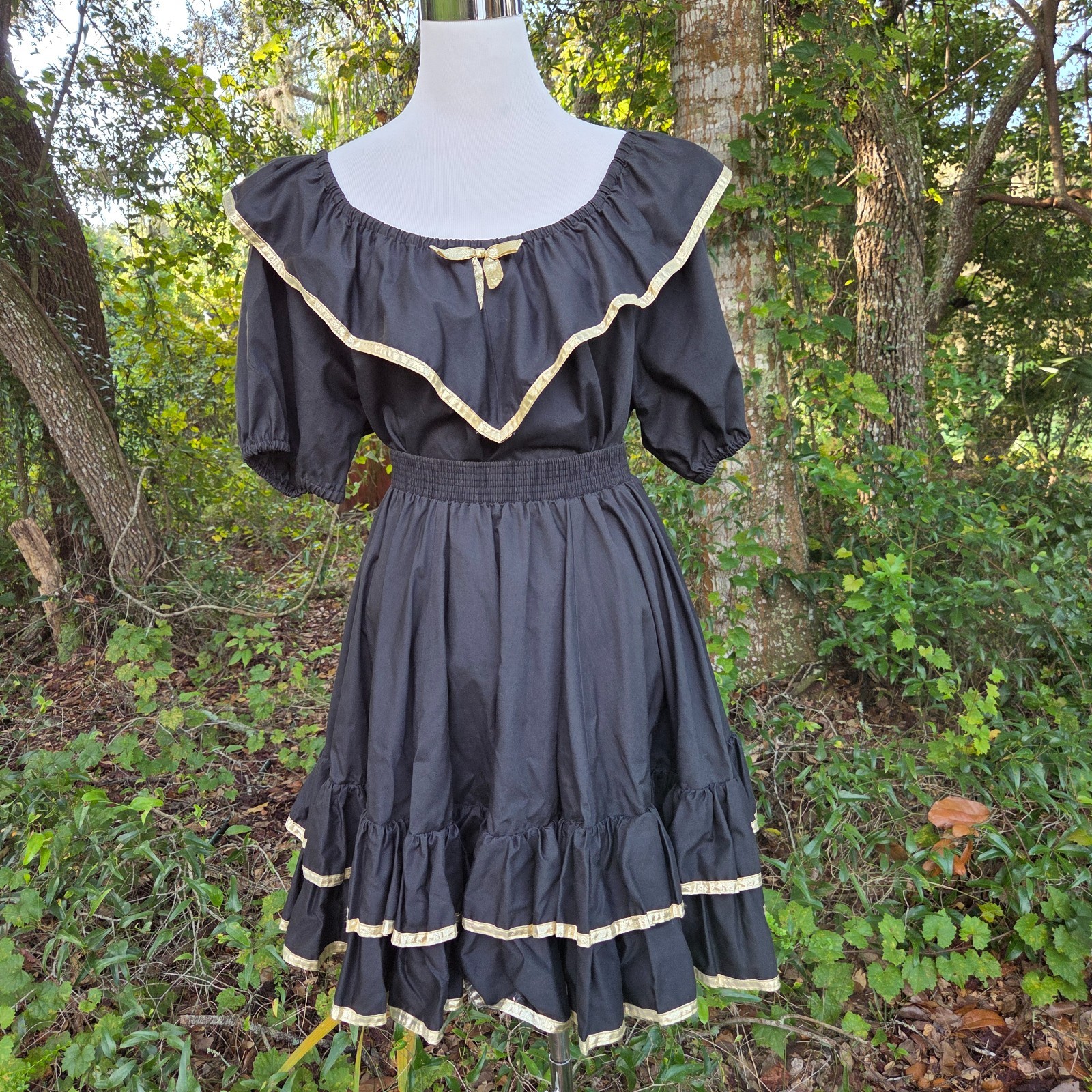 Vintage Malco Modes Square Dance Petticoat Skirt Top Set Rockabilly Petite P