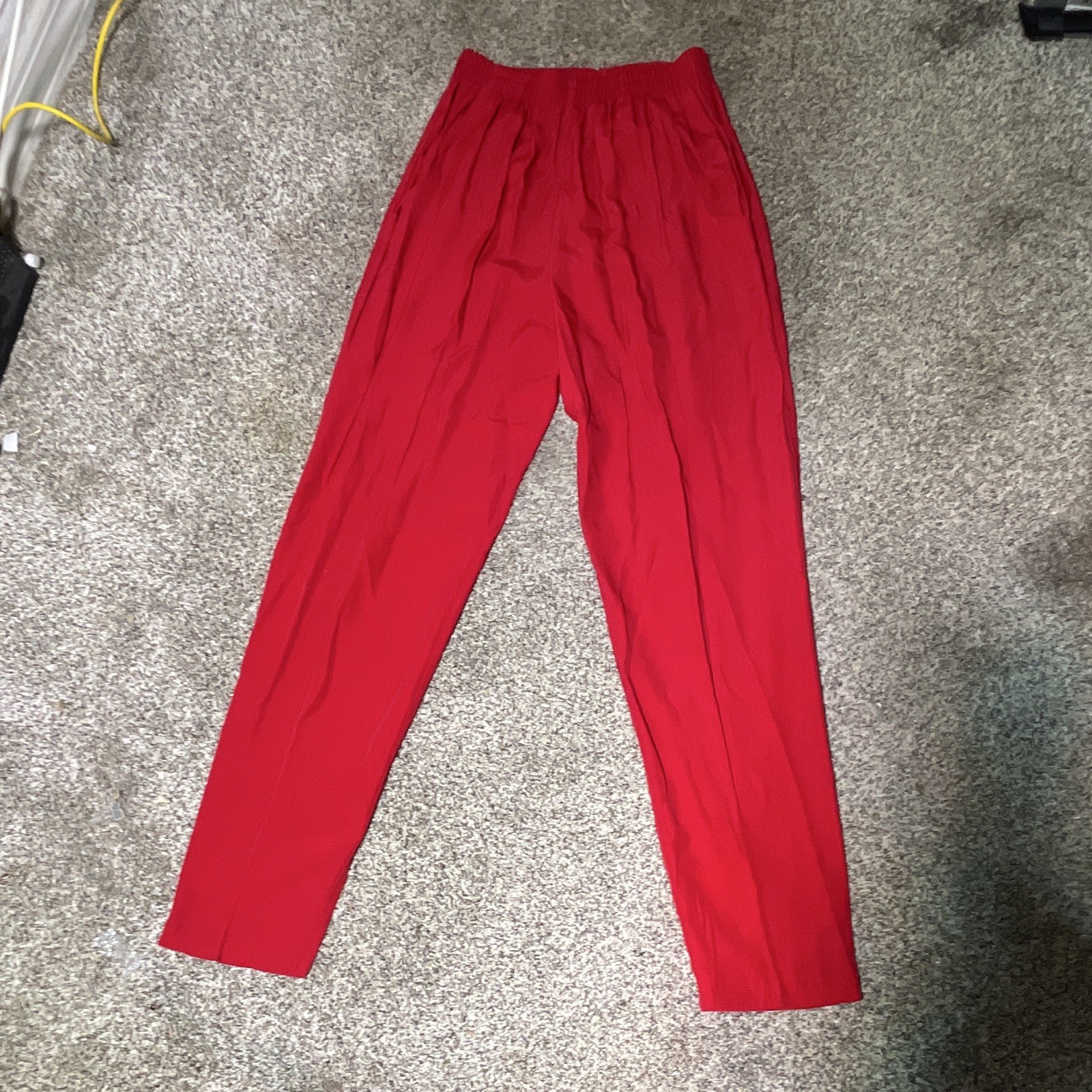 Viral Elements Red/Gold Embroidered Zip Jacket & Pants Pant Suit Set XS