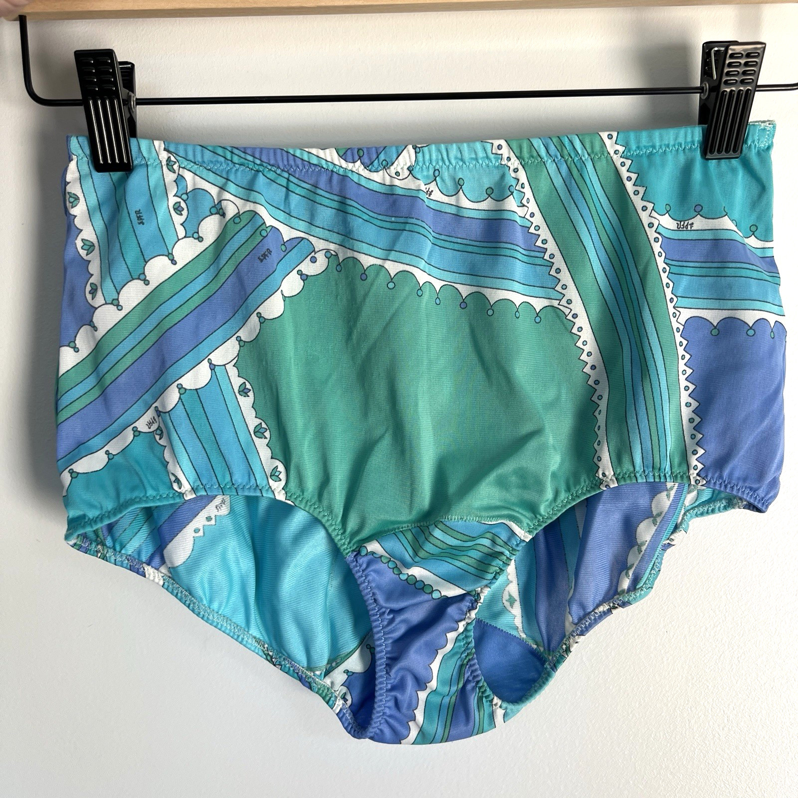 EMILIO PUCCI Vintage Lingerie Brief S/M sz. 5 Formfit Rogers MOD Print 60&rsquo;s/70&rsquo;s