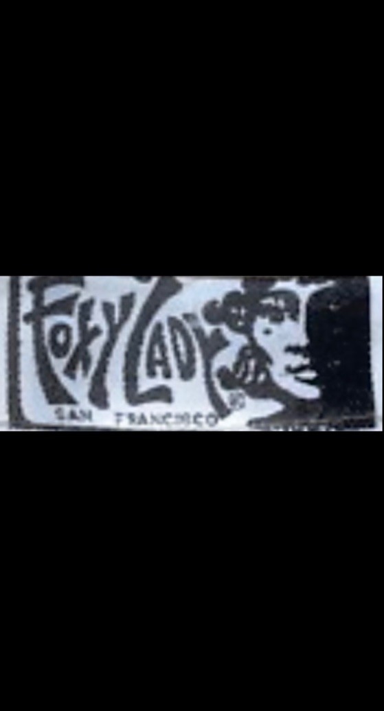 Authentic Foxy Lady San Francisco Vintage Prairie Dress Size Small Rare 60s 70s