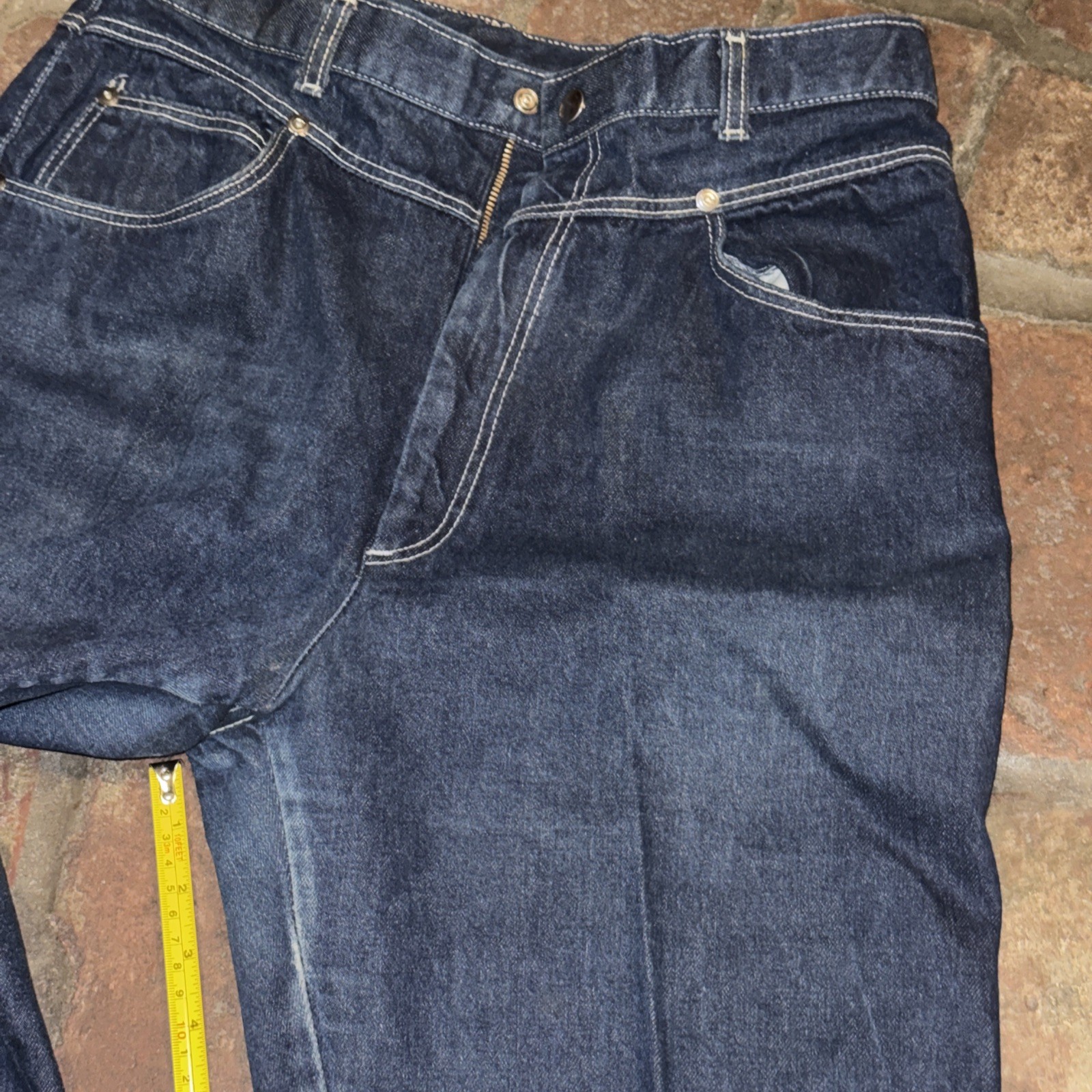 Vintage Pizzazz New York Paris Jeans High Waist Sz 16 60s 70s