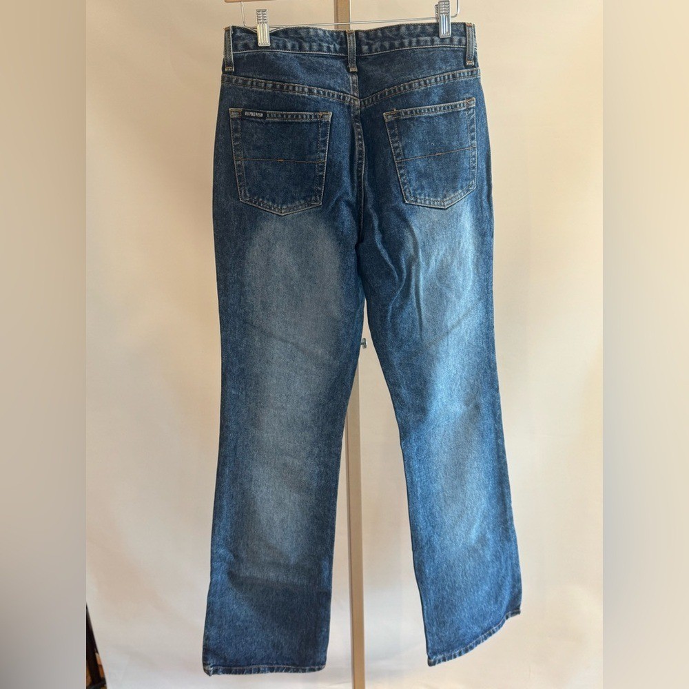 Vintage U.S. Polo Assn. Women&rsquo;s 9/10 Bootcut Jeans | Y2K Thick 100% Cotton Denim