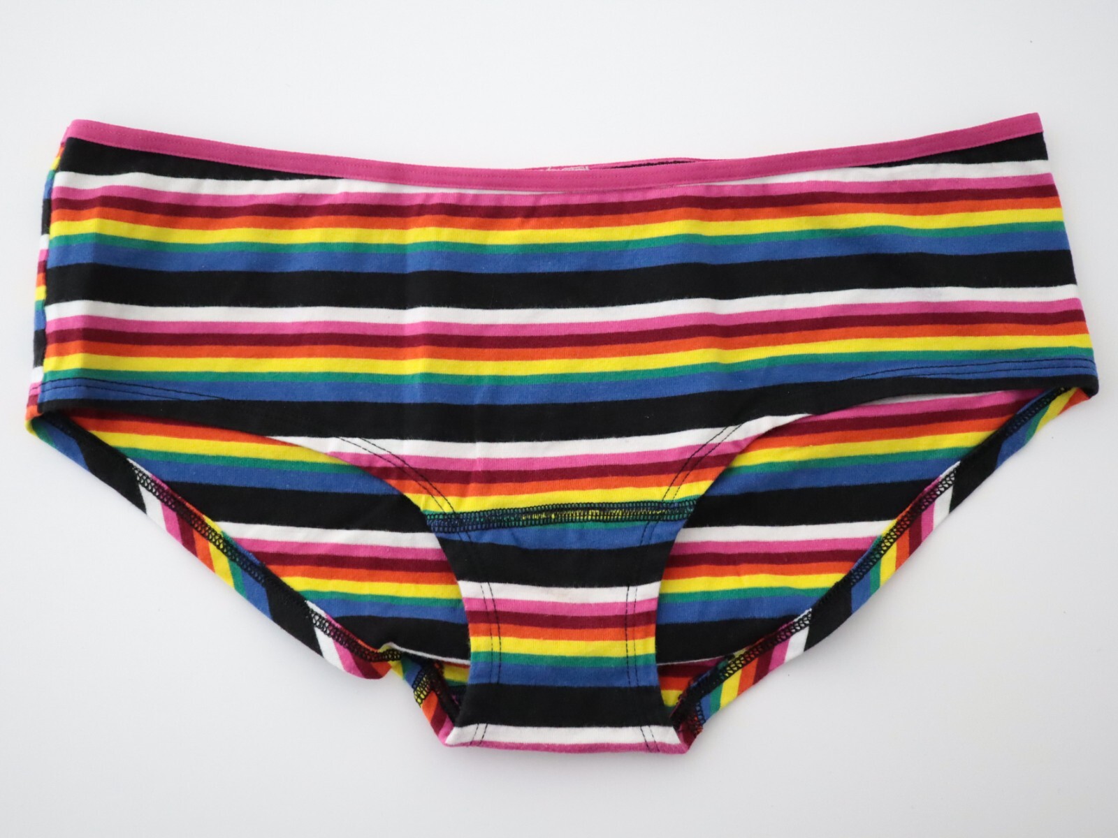 VTG Victoria&rsquo;s Secret PINK Rare Pattern Stripe Hipster Panty SMALL