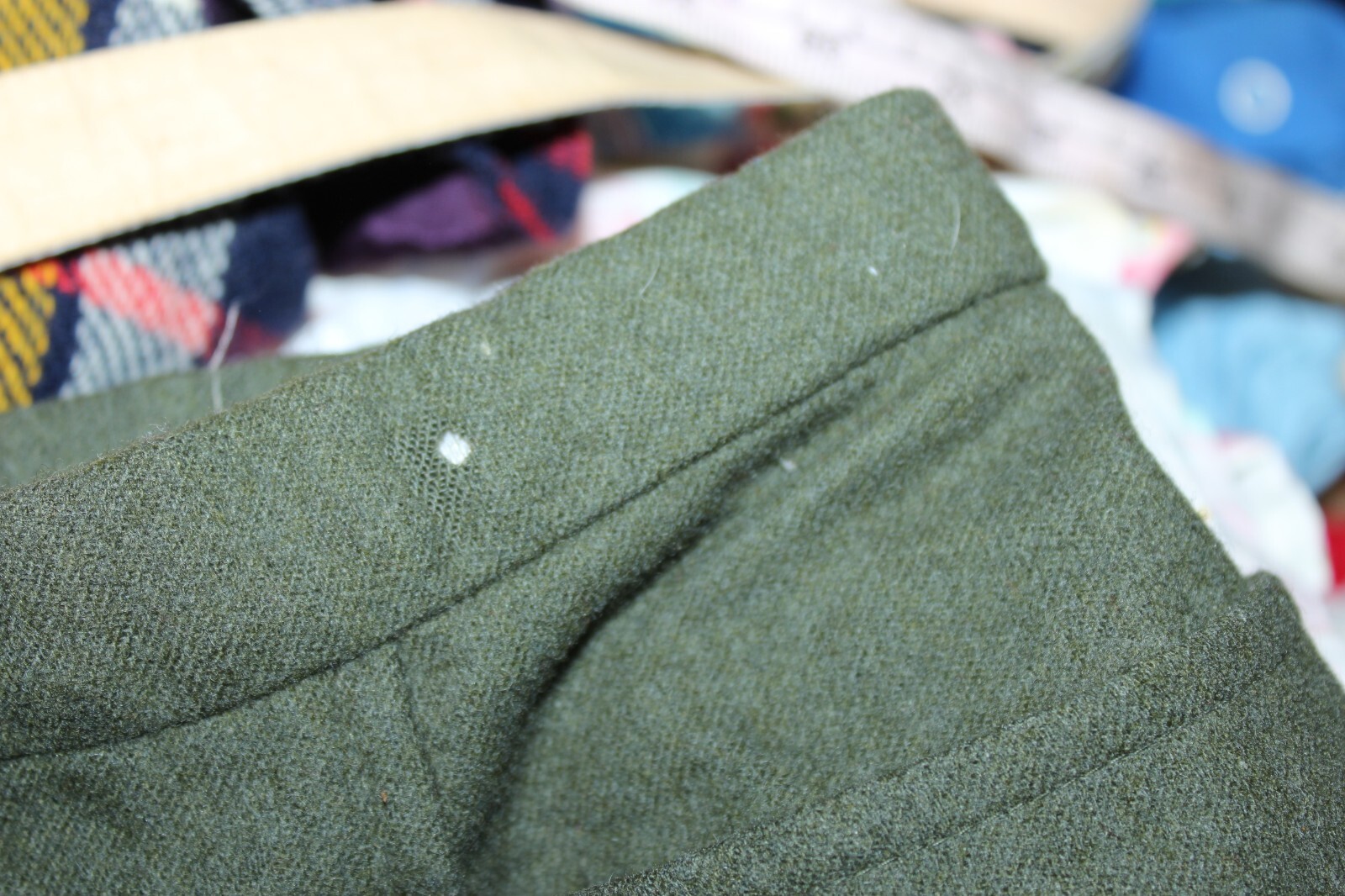 Knockabouts by Pendleton Women&rsquo;s Wool Solid Green Standard Pants (No Size Tag)