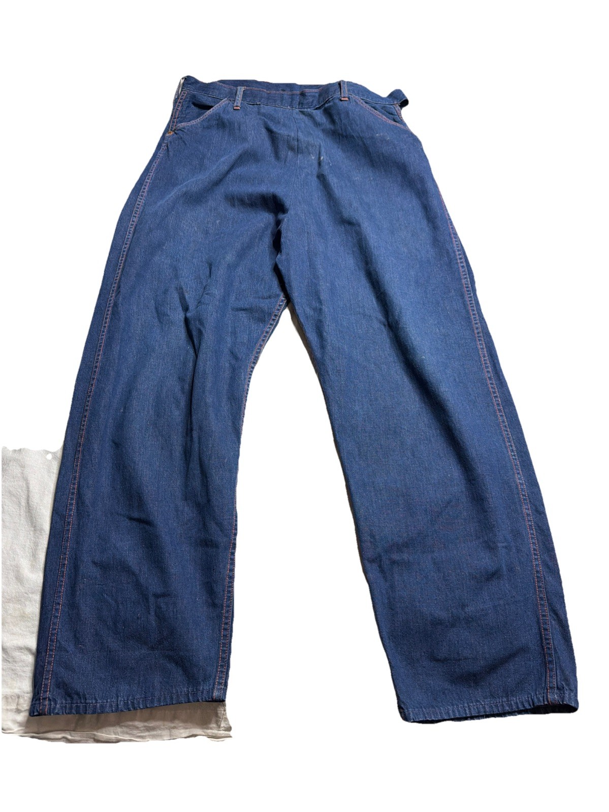 1950s hill Jeans Side Zip Sanforized Denim Pants 50 Women’s 36X28