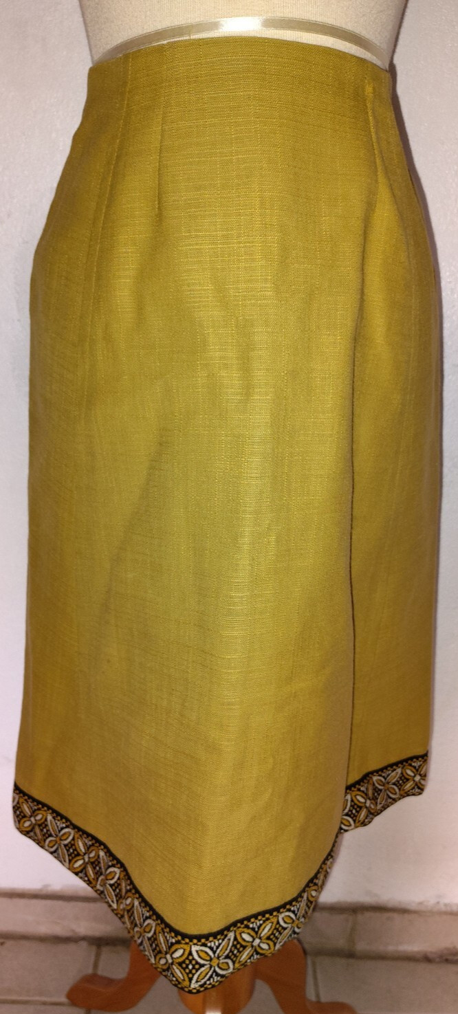 Cen-Dura By Century Vintage Skirt 24 Inch Waist ~ 25 In Long Rare Piece Nice