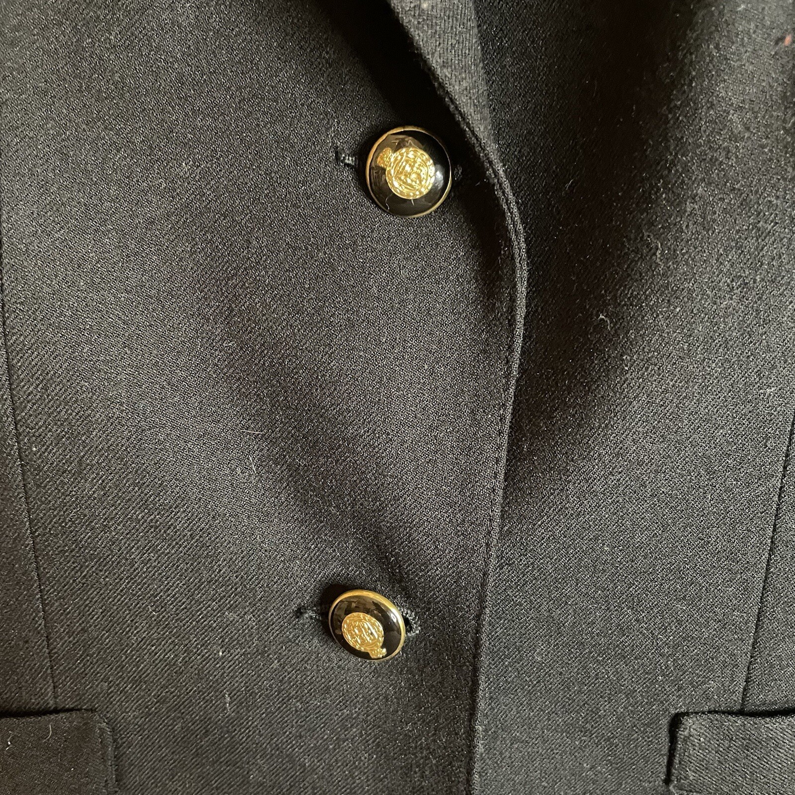 Vintage Womans Black Blazer Separate Thoughts by Nardis size 10