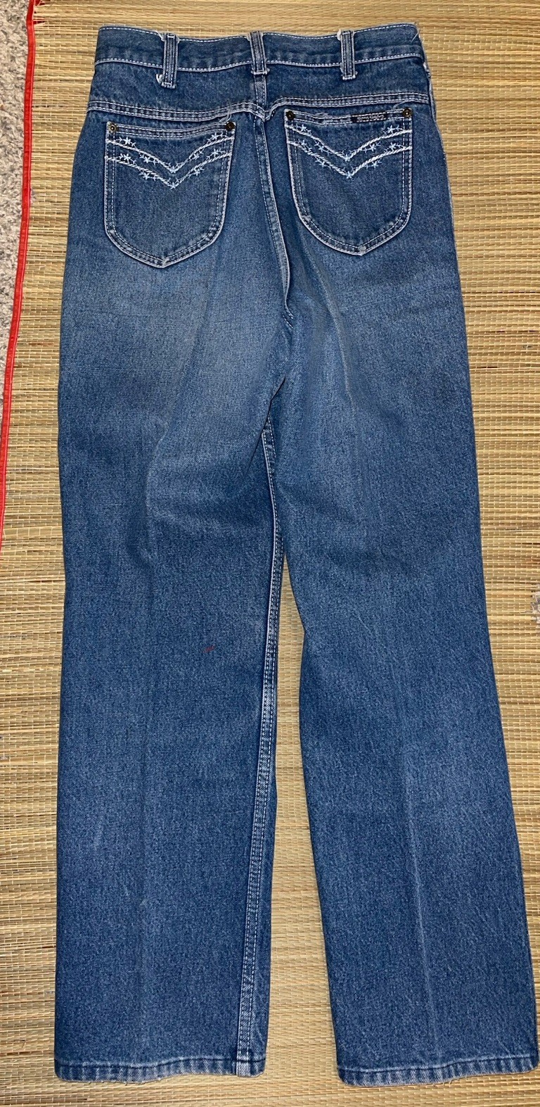 Vtg KENNY ROGERS Denim Jeans High Rise Size 27