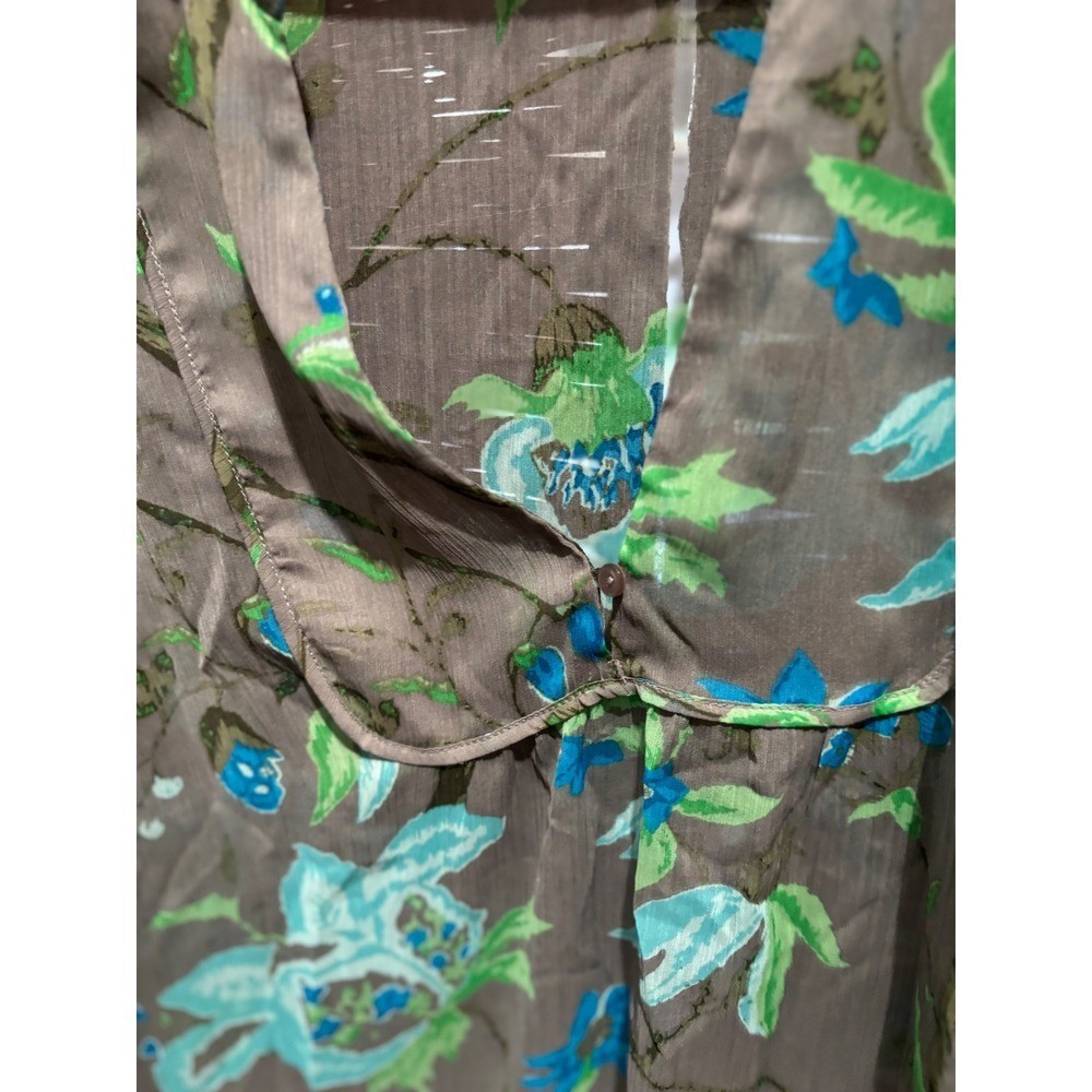 Old Navy Floral Print Top Blouse Womens XL Extra Large Bohemian Style