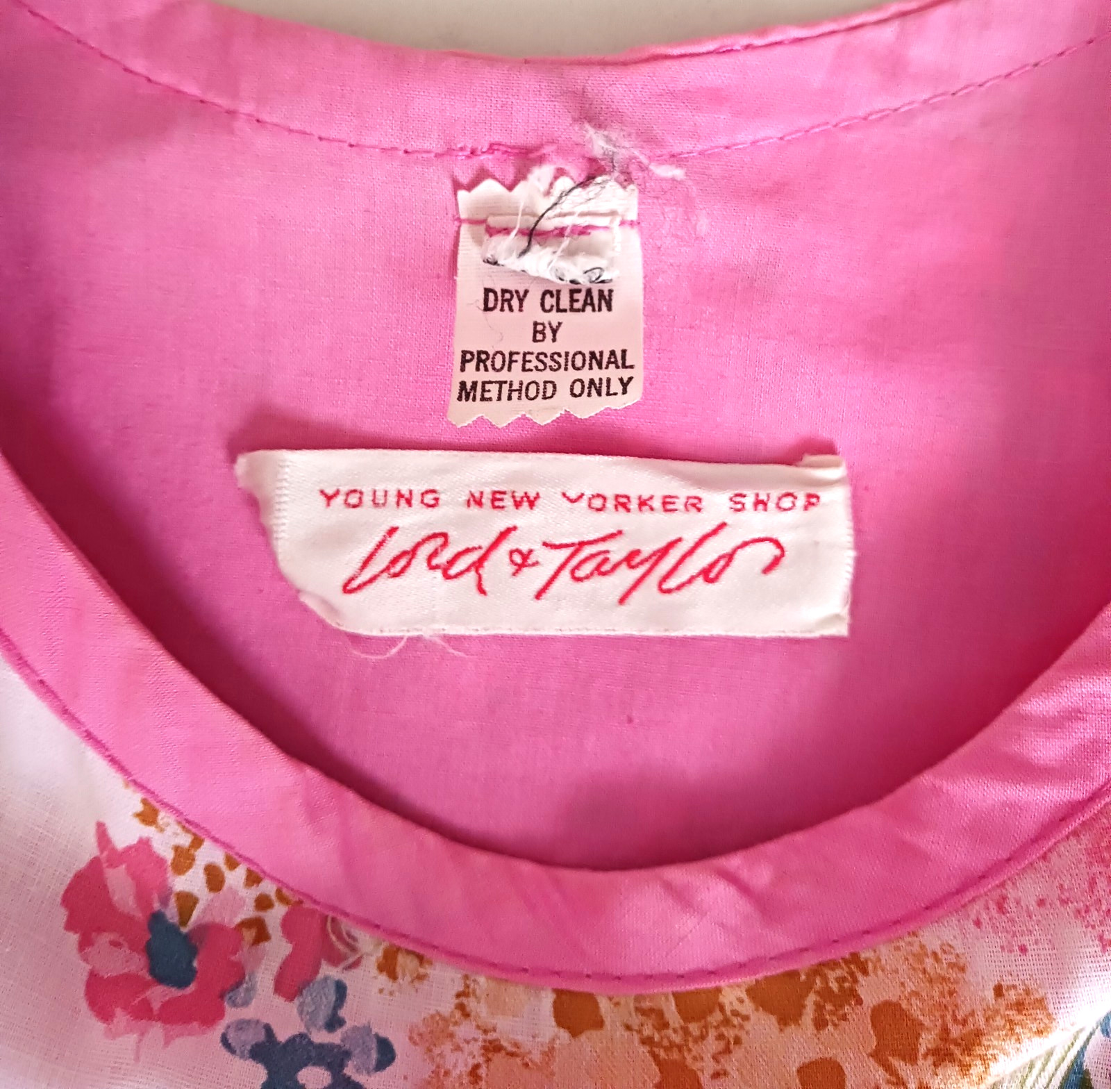 RARE Lord & Taylor VTG Young New Yorker Shop Multi Cotton Patchwork Maxi XS/S