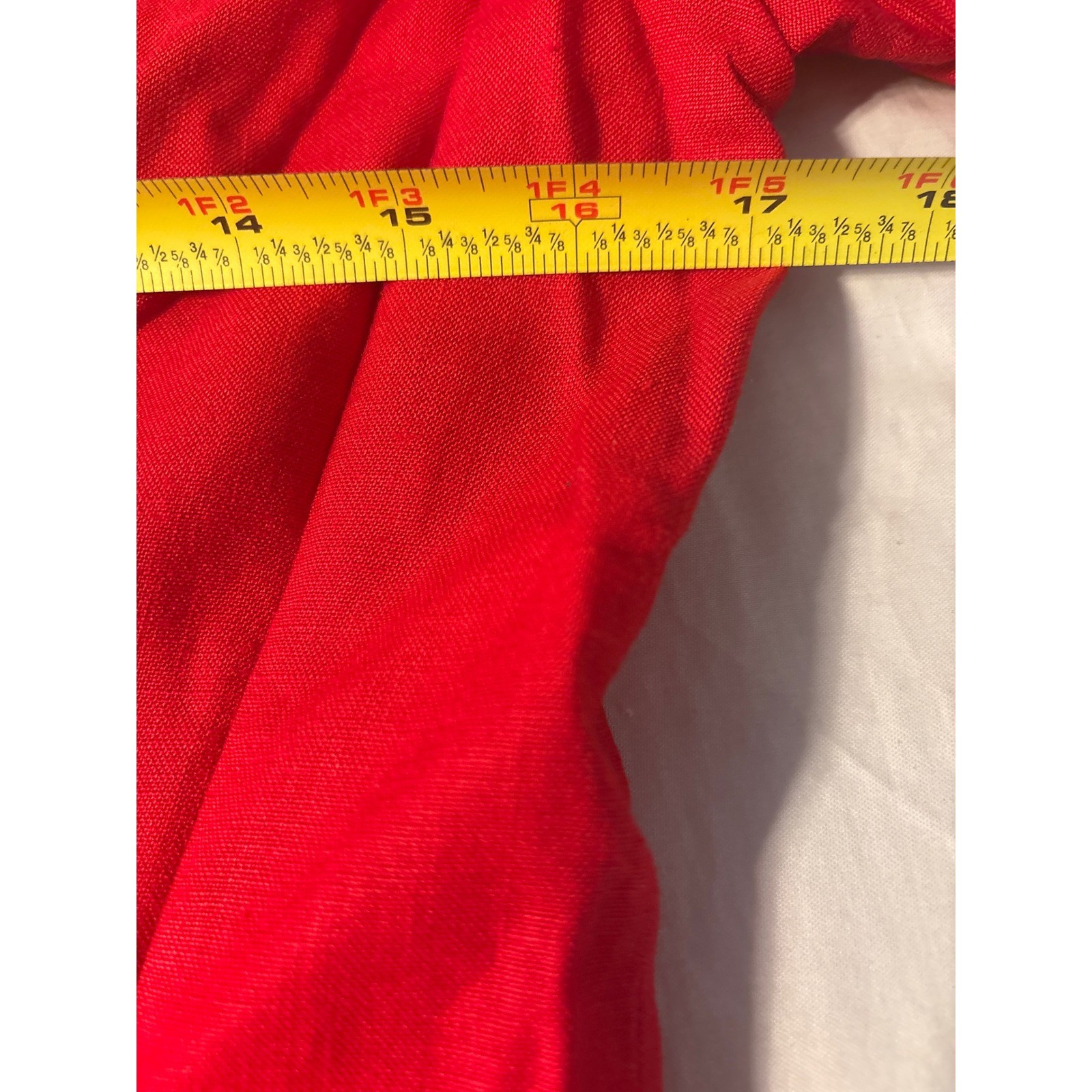 Vintage Red Double Breasted Blazer Dress Women Medium Red Gold Buttons 80s