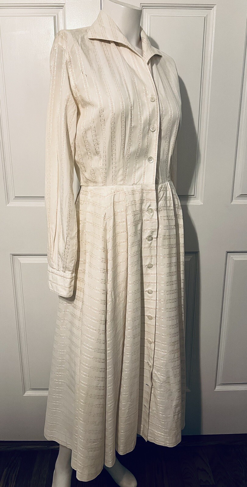 Vintage 1950&rsquo;s Emilio Pucci for Neiman Marcus Full Skirt Silk Shirtwaist Dress S