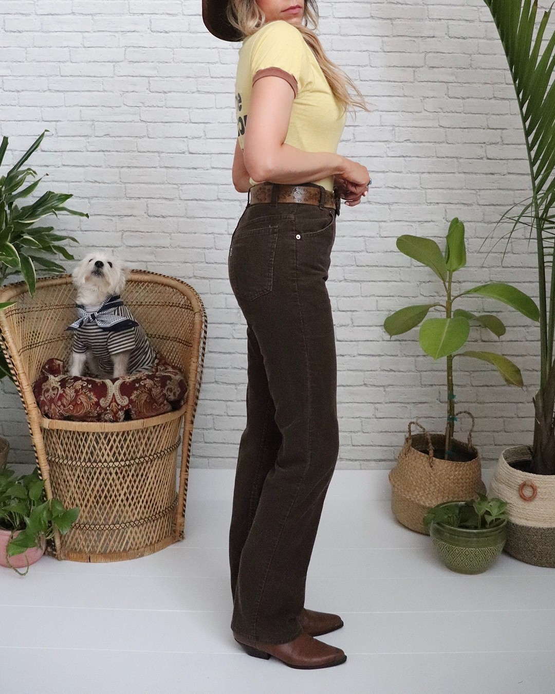 70s Brown Levi s Corduroys | 29 Waist x 33 Length | Vintage Deadstock Pants