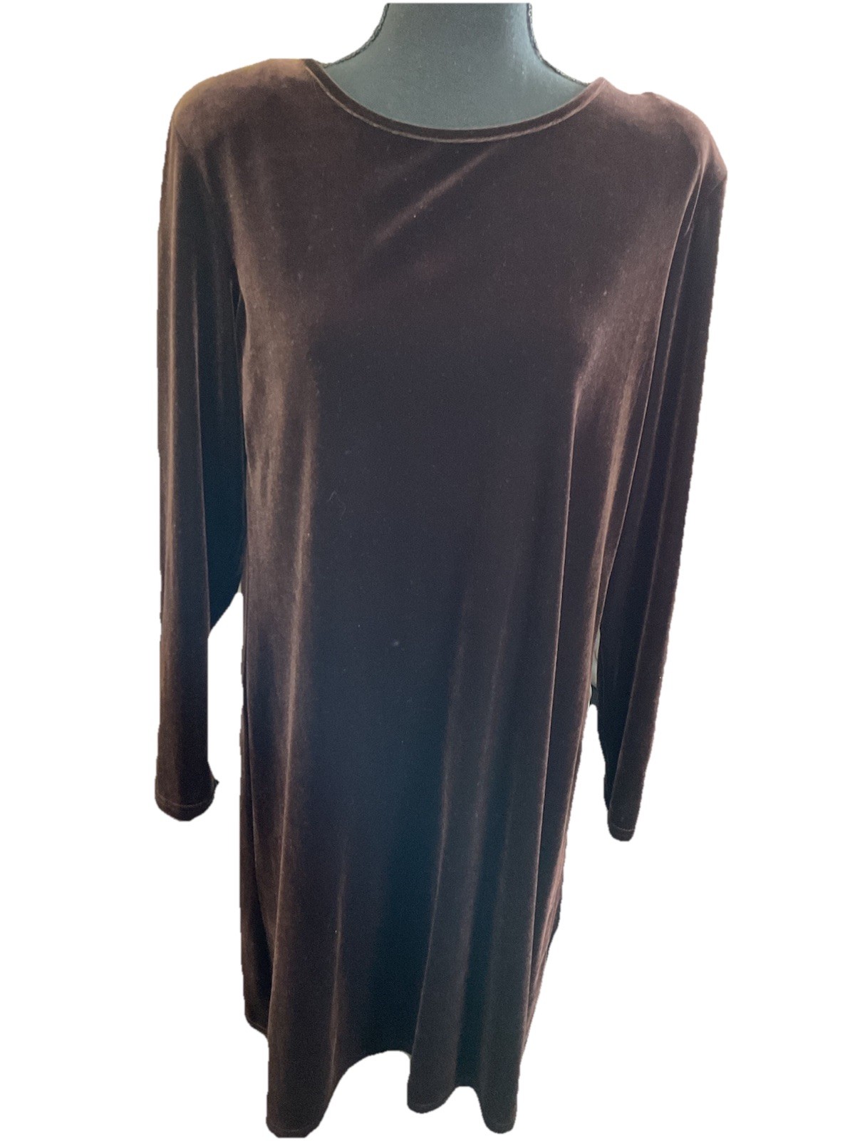 Another Thyme Vintage Burgundy Velvet Dress SZ 14 Dry Clean Only