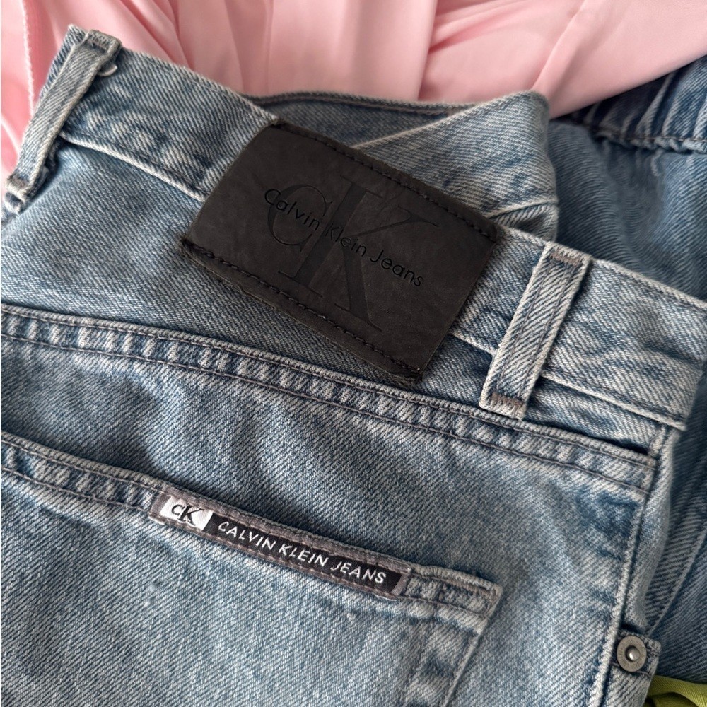 Calvin Klein CK Vintage 90s Y2K High Rise Straight Leg Denim Jeans 32 / 10/ 12