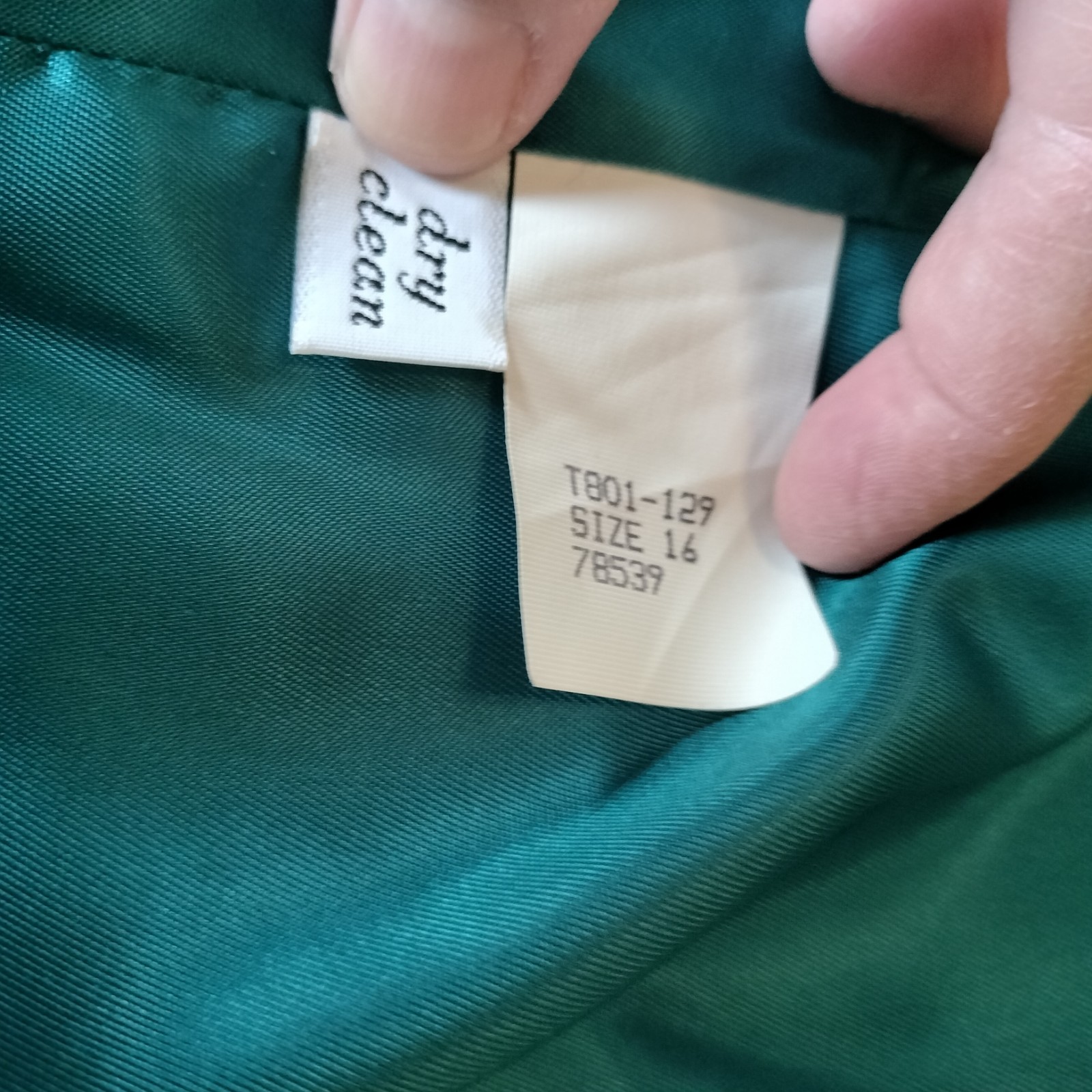 Vintage 1970s Pendleton Virgin Wool Lined Teal Trench Coat Women&rsquo;s 16