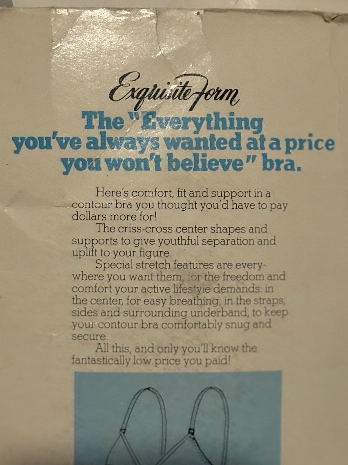 Vanity Fair Exquisite Form Stretch Nylon Bra 32C White USA Bullet – NEW VINTAGE