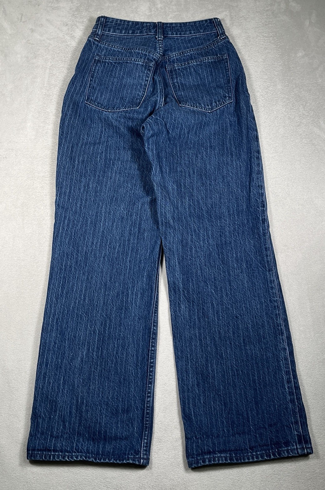 Abercrombie & Fitch | Curve Love The Loose High Rise Jeans Women 24 Pin Striped