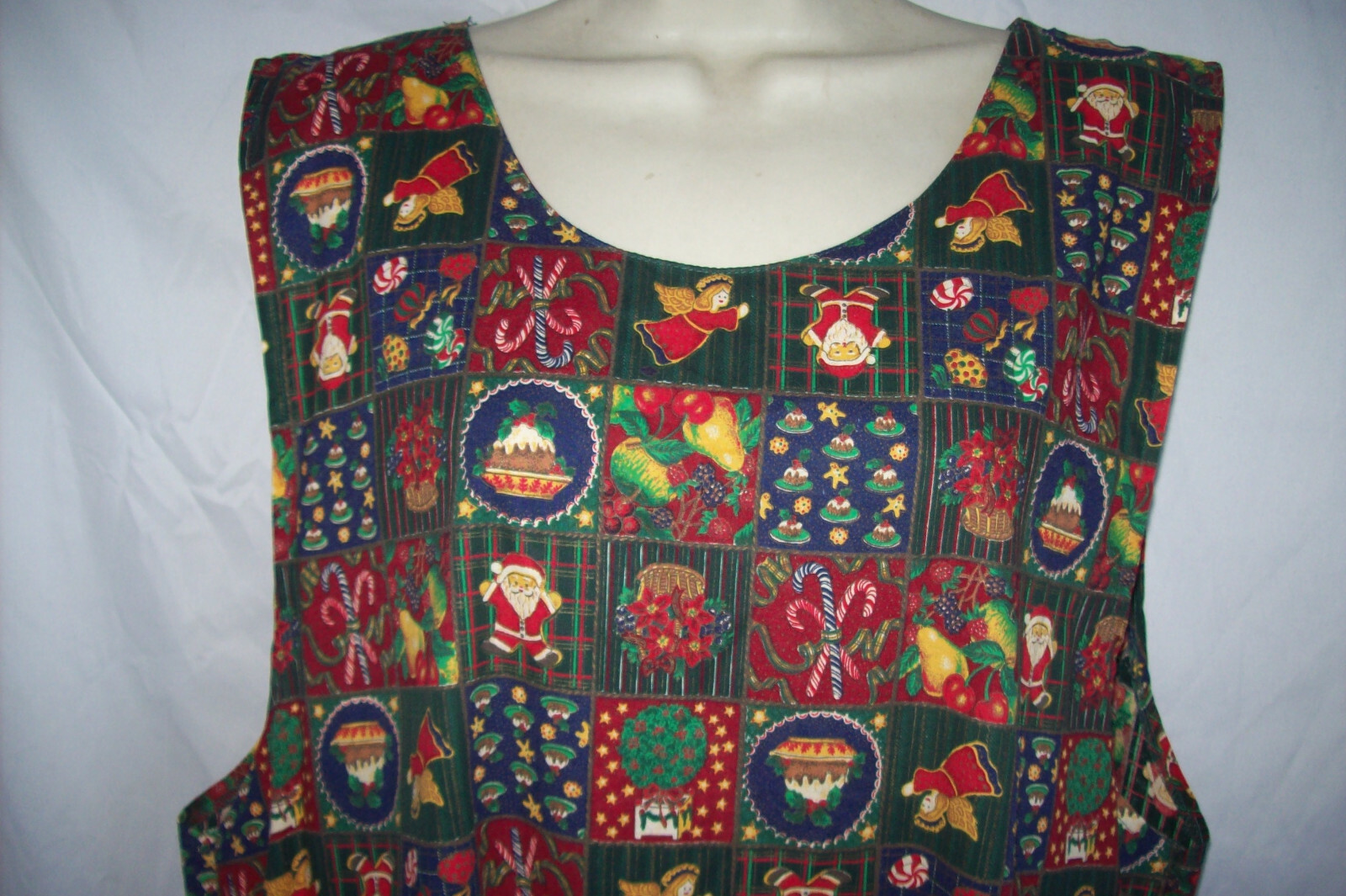 Gibran EXTREME Festive Novelty Green Cotton School Teacher Jumper Modest Dress