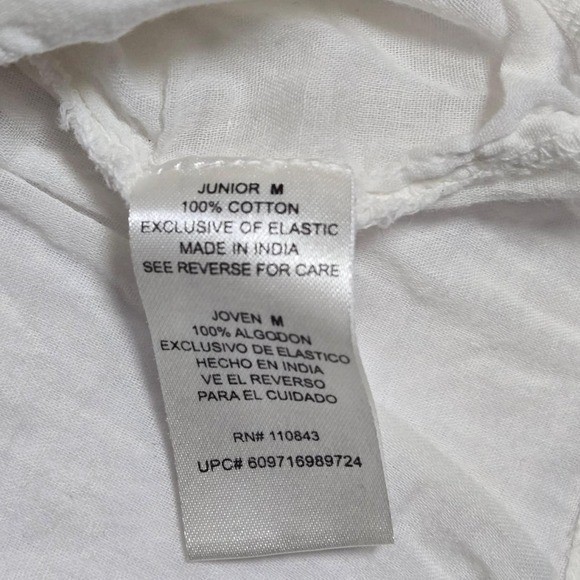 y2k L.E.I white cargo mini skirt / cotton / M / beach, vaca, coquette, 2000s
