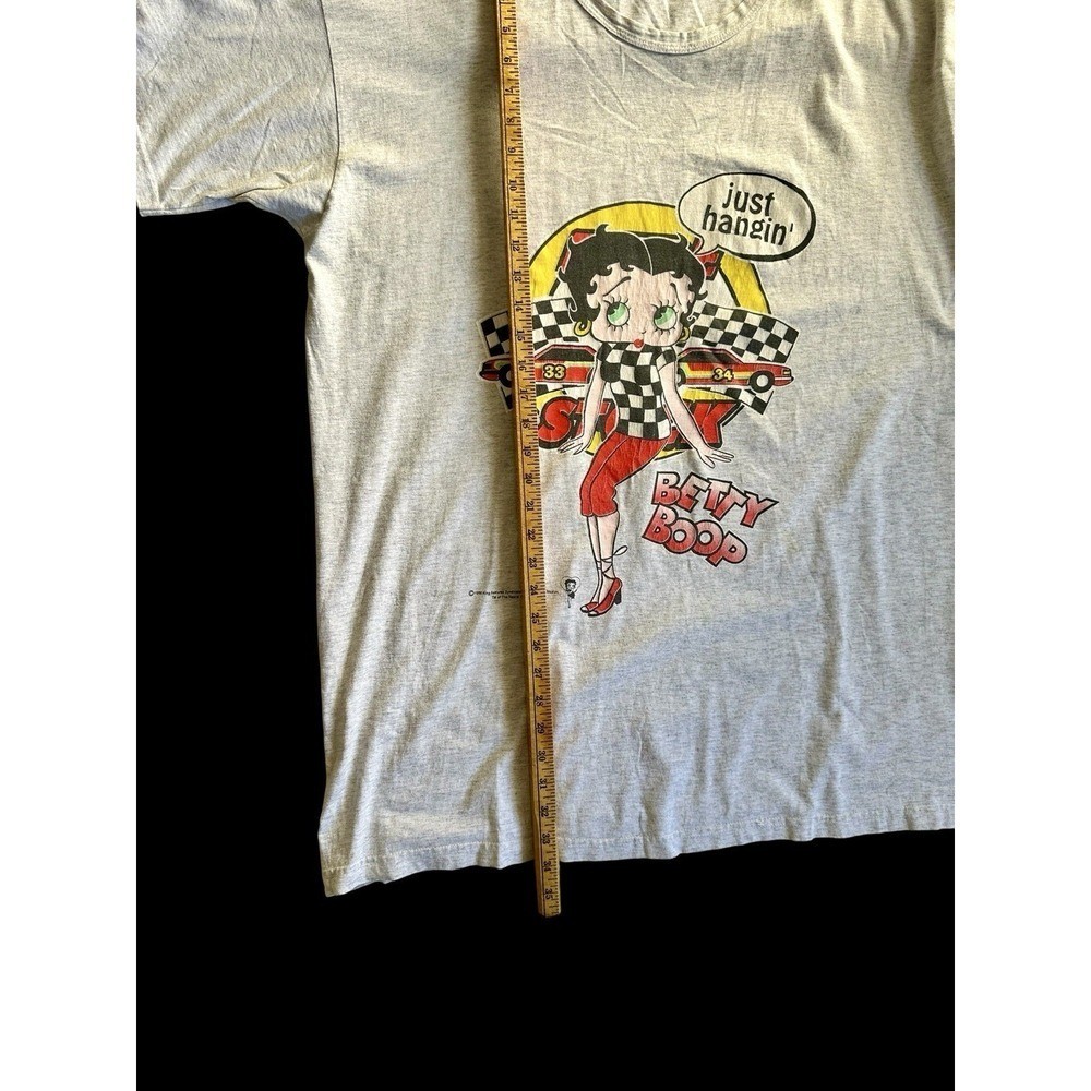 Vintage 1996 Anvil Fleischer Studios Betty Boop Rockabilly Sleep Shirt One Size