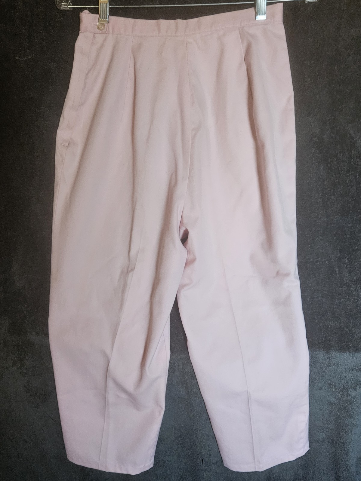 Vintage 60s White Stag USA Size ES (26&Prime;) Light Pink Side Zip High Crop Pants