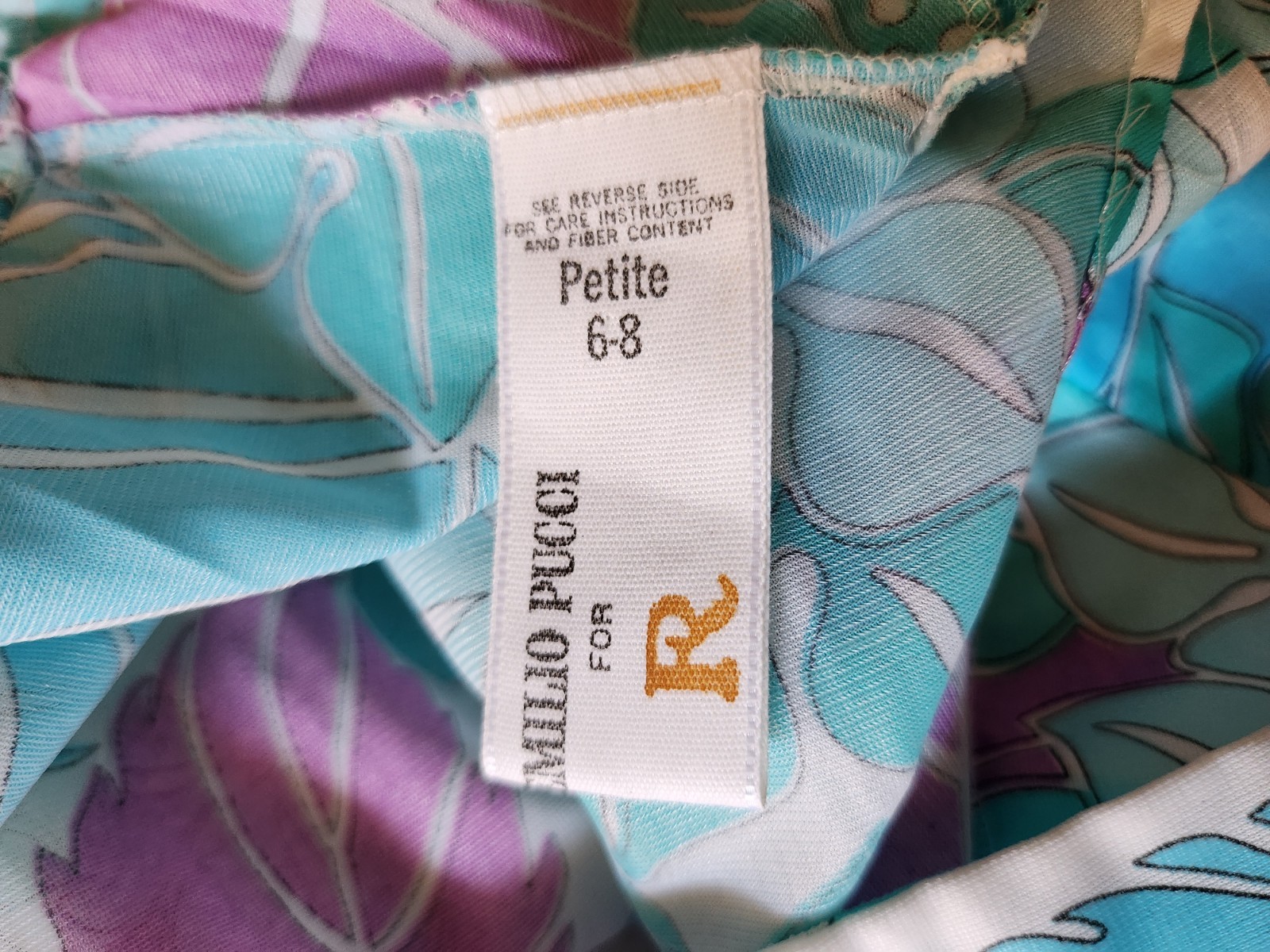 Vintage Emilio Pucci Lingerie Nightgown Coverup Sheer Sleeveless Dress SZ 6-8