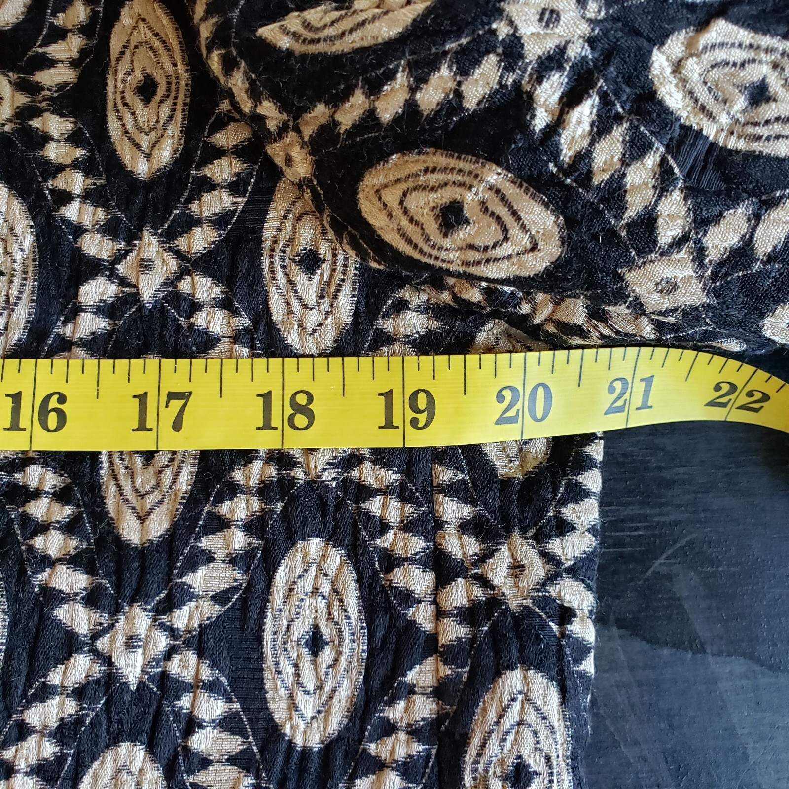 Vintage Escada Jacket 10/12 Wool Silk Blend Ethnic Print Artsy World Traveler