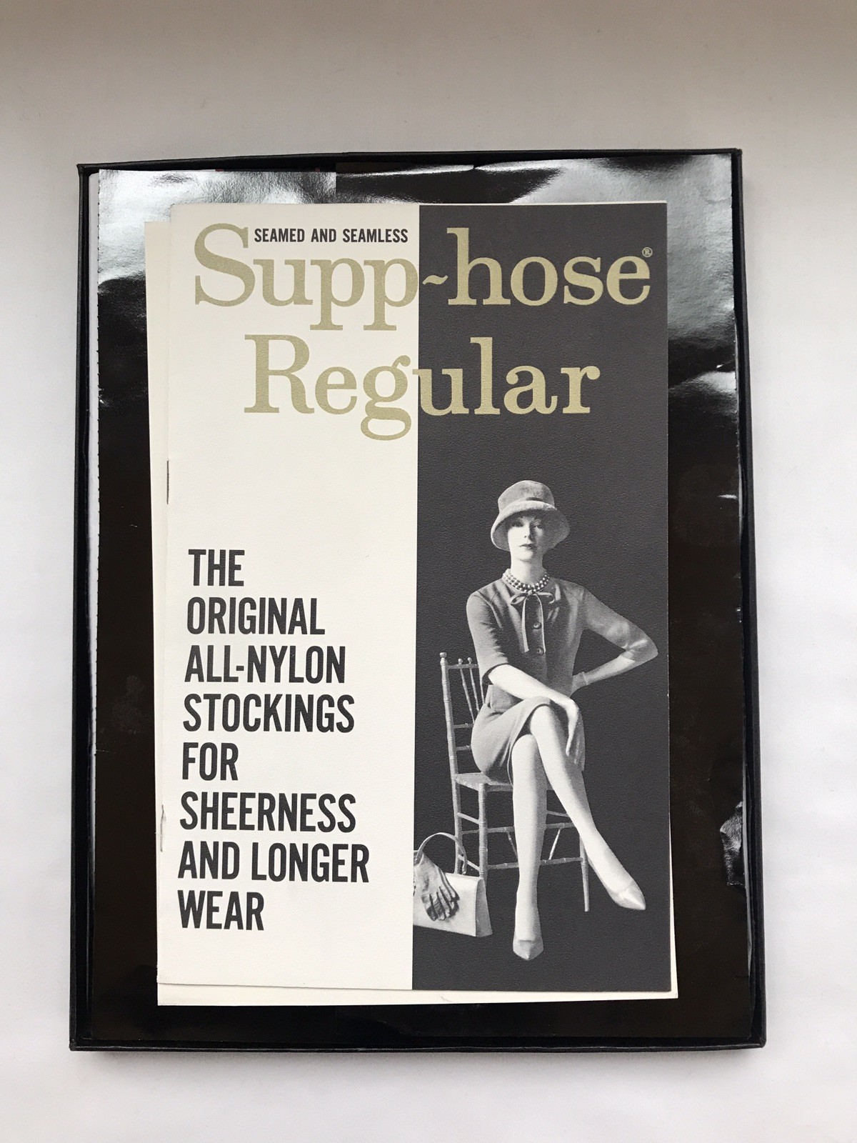 Supp-hose by Mojud Regular Thigh High Stockings Honey – Tall (9.5-10L) Vintage
