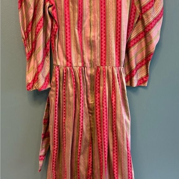 VTG 70s Belle France by Jane Schaffhausen cottagecore prairie puff sleeve dress