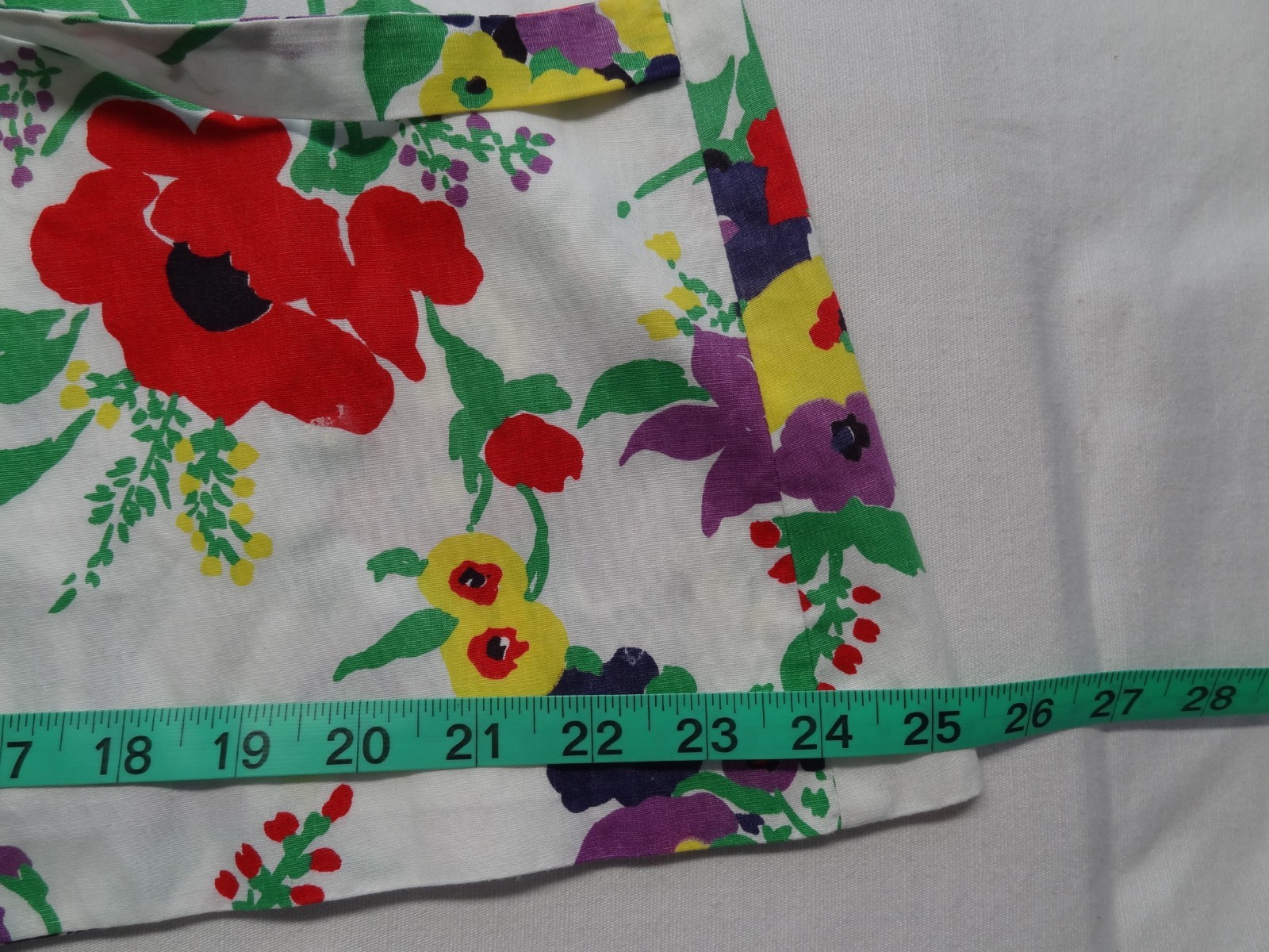 Mini Dress Shorts SET 18 1/2 Floral 60s 70s Hippie VTG ILGWU Union Made in USA
